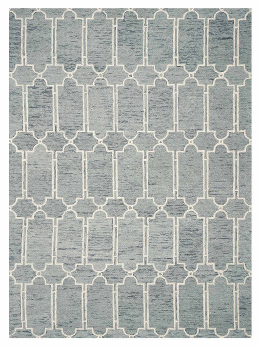 KAS Gramercy 1631 Blue Transitional Tufted Rug - Rugs - KAS - Atlanta Designer Rugs