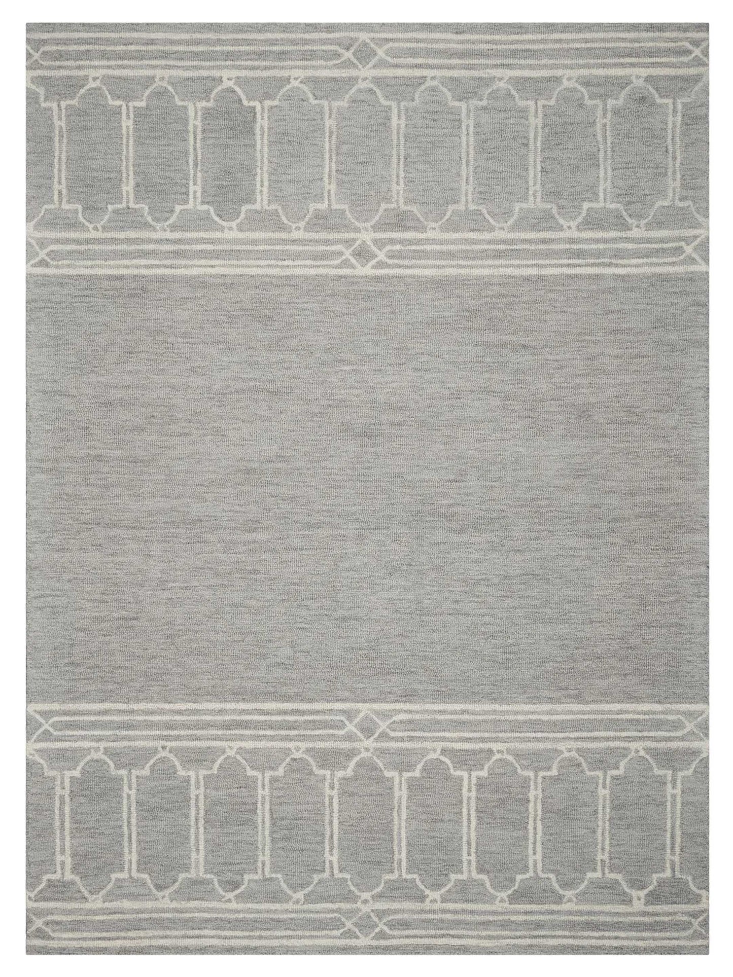 KAS Gramercy 1633 Grey Transitional Tufted Rug - Rugs - KAS - Atlanta Designer Rugs