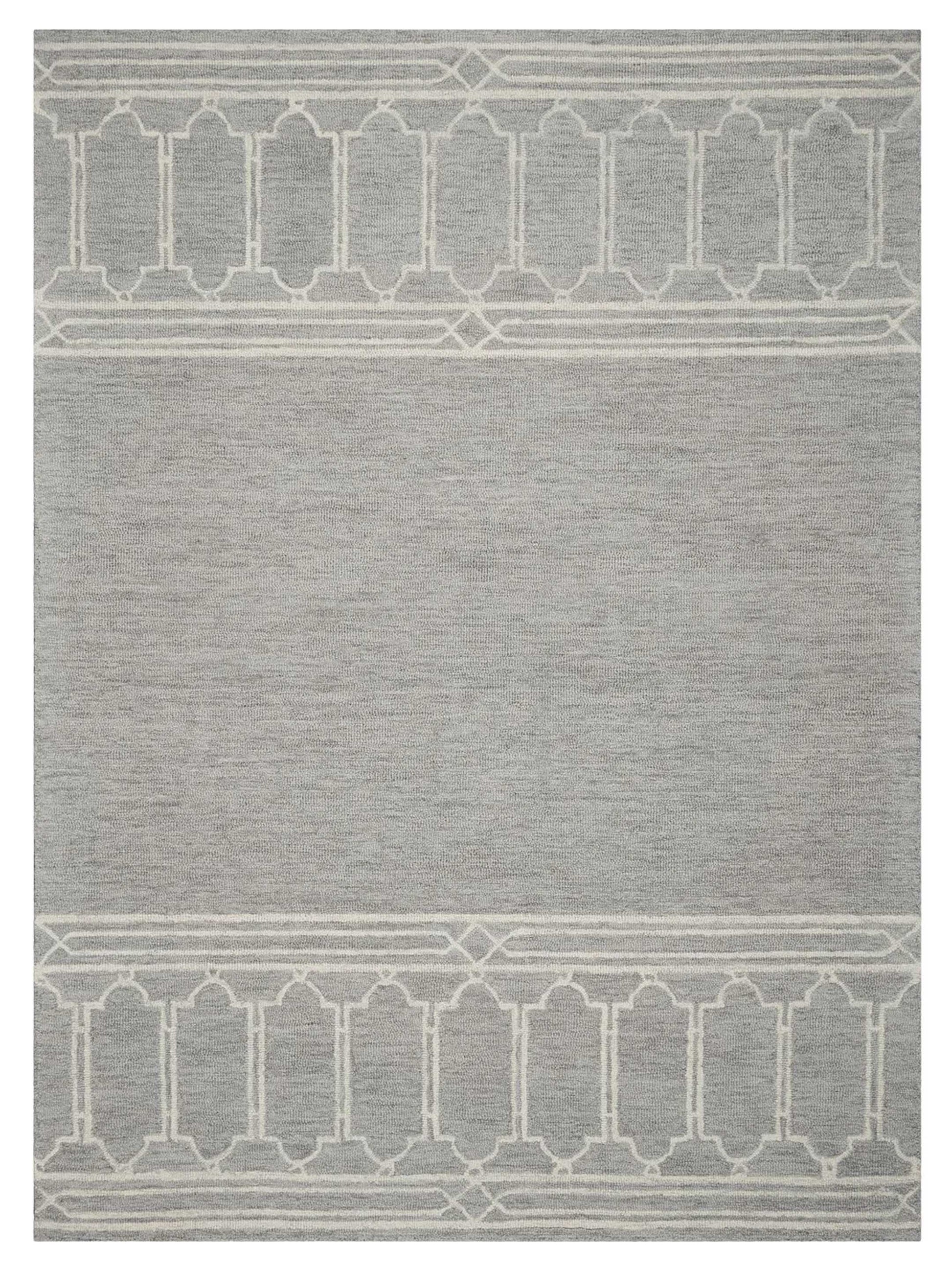 KAS Gramercy 1633 Grey Transitional Tufted Rug - Rugs - KAS - Atlanta Designer Rugs