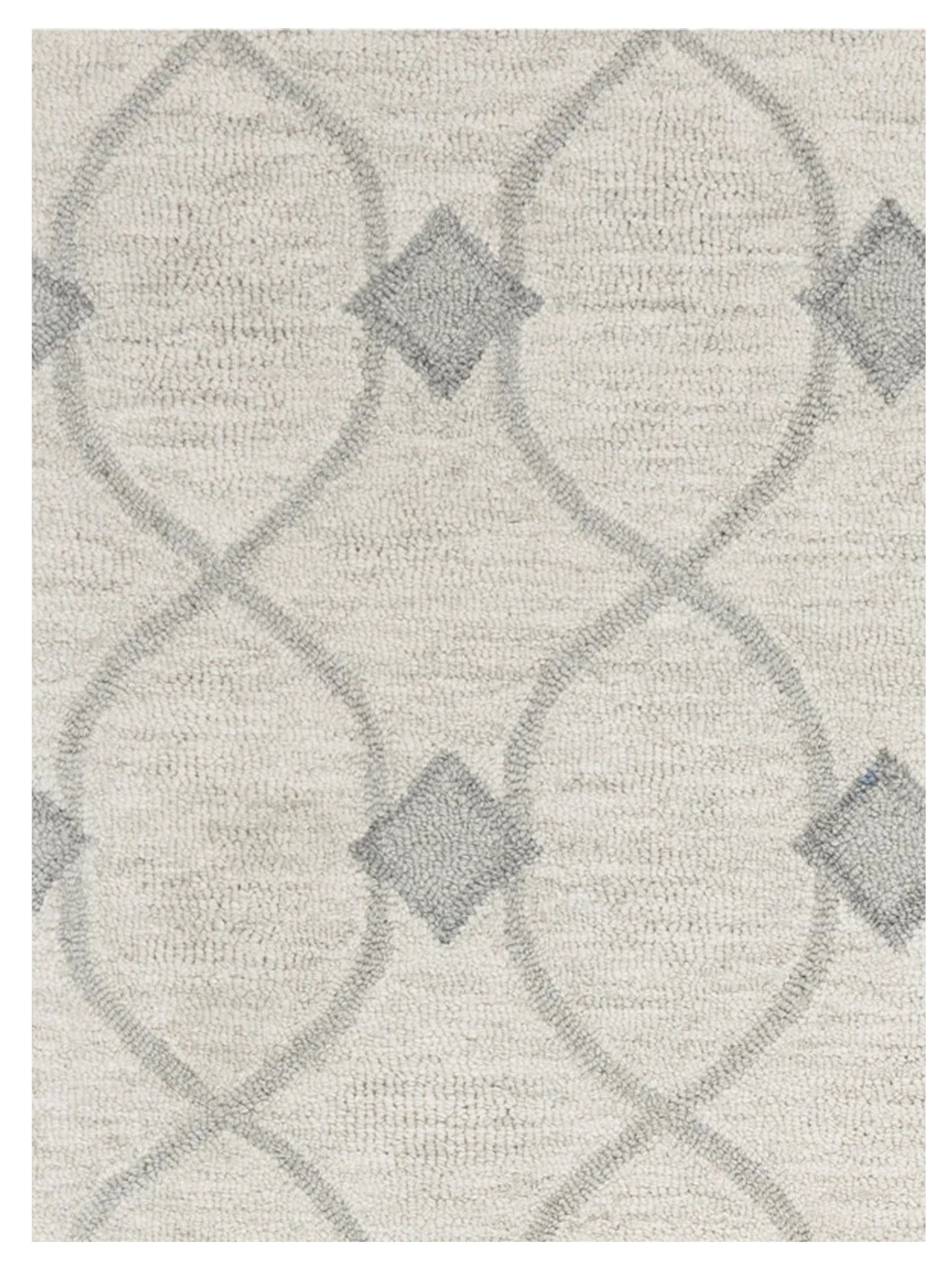 KAS Gramercy 1636 Ivory  Transitional Tufted Rug