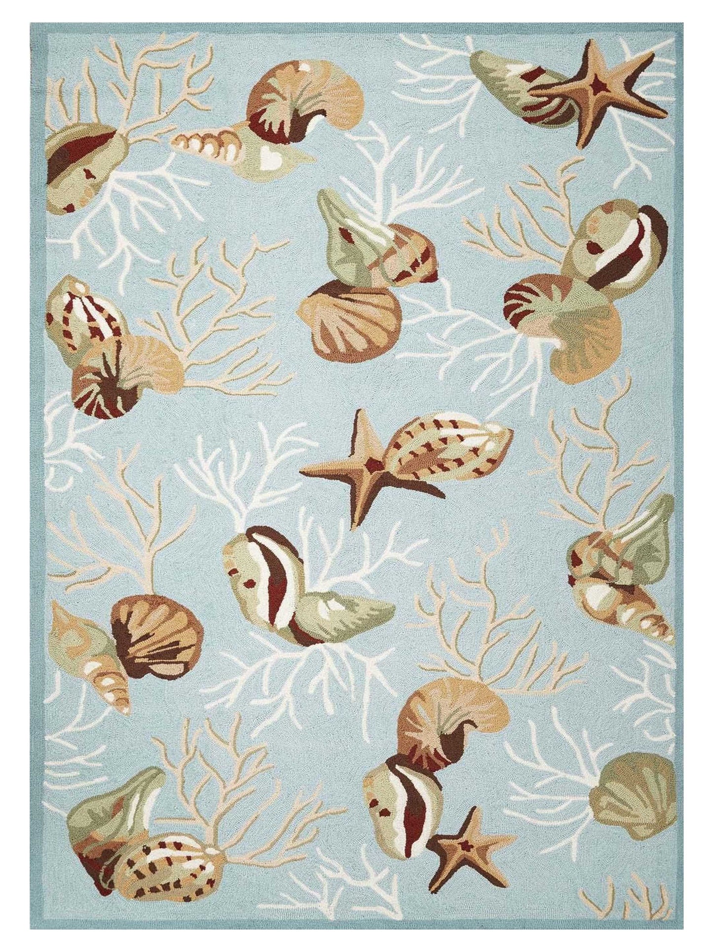 KAS Sonesta 2021 Blue Coastal Tufted Rug - Rugs - KAS - Atlanta Designer Rugs