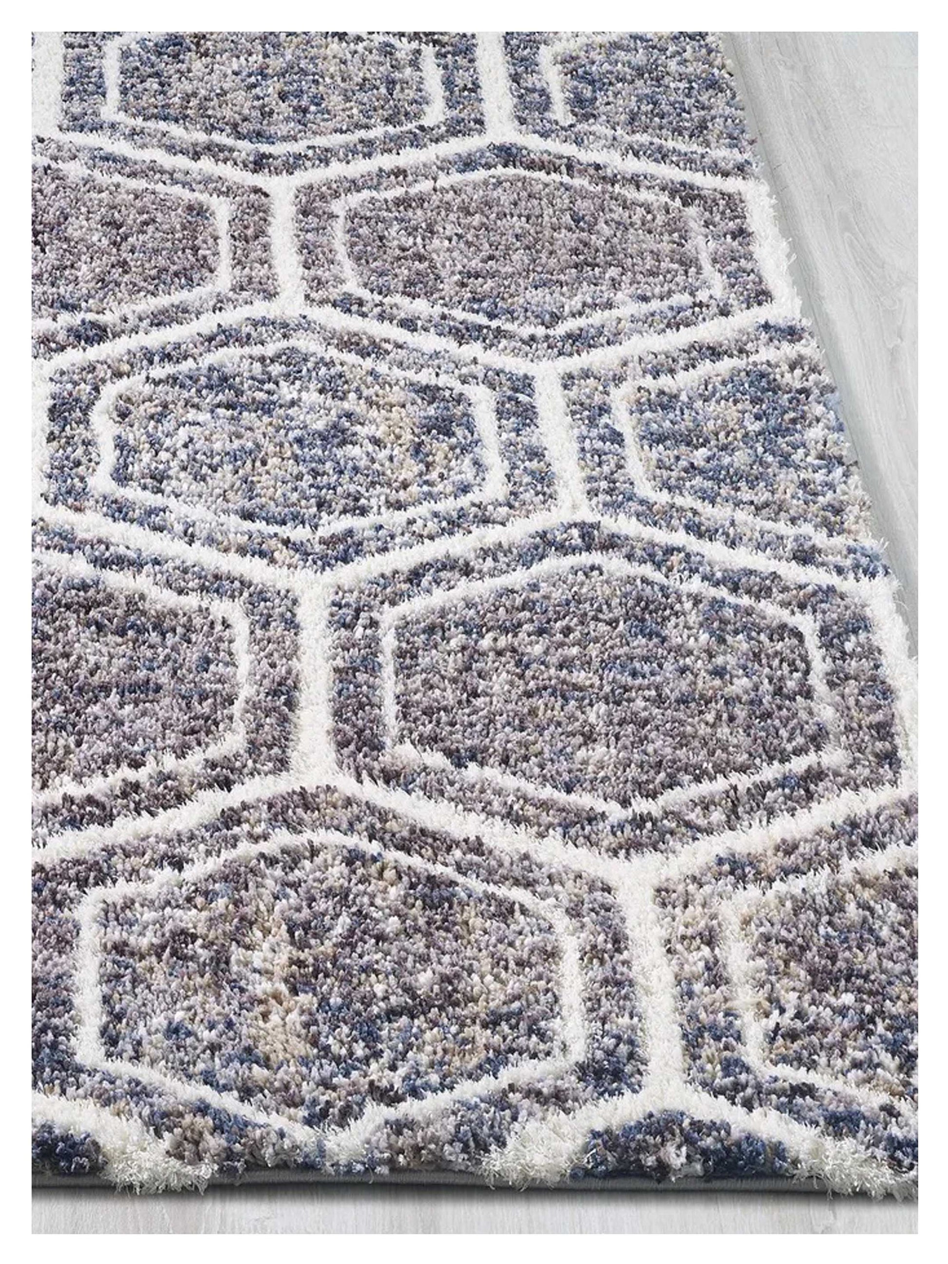 KAS Bungalow 2303 Grey Teal Transitional Machinemade Rug - Rugs - KAS - Atlanta Designer Rugs