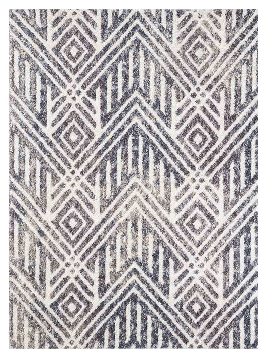 KAS Bungalow 2305 Grey Ivory Transitional Machinemade Rug - Rugs - KAS - Atlanta Designer Rugs