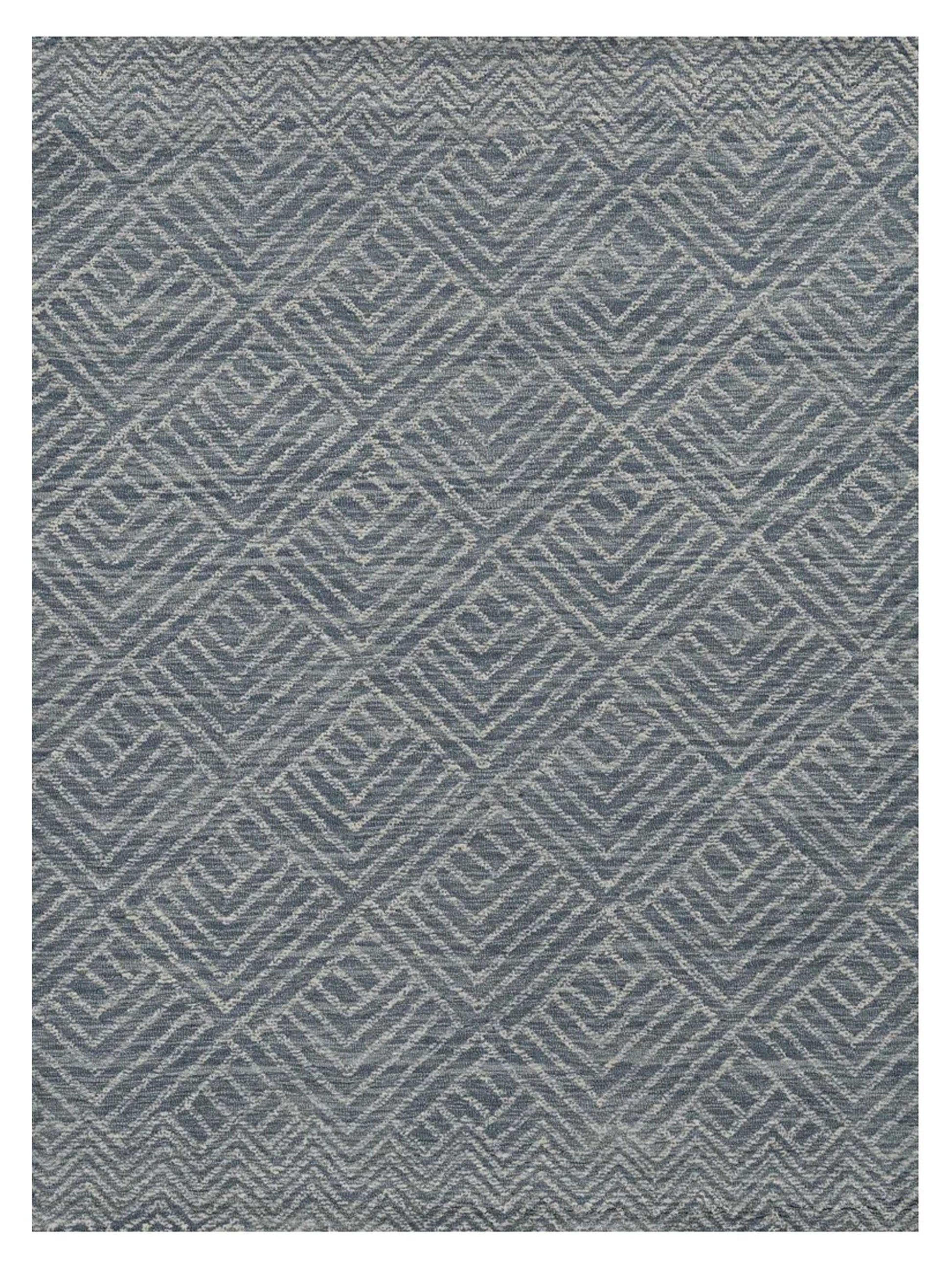 KAS Hudson 2465 Denim Transitional Tufted Rug - Rugs - KAS - Atlanta Designer Rugs