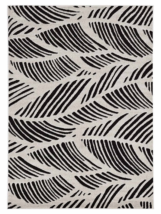 KAS Lucia 2770 Black White Indoor/Outdoor Machinemade Rug - Rugs - KAS - Atlanta Designer Rugs