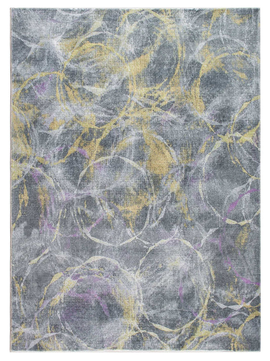 KAS Roxy 2808 Grey Gold Transitional Machinemade Rug - Rugs - KAS - Atlanta Designer Rugs