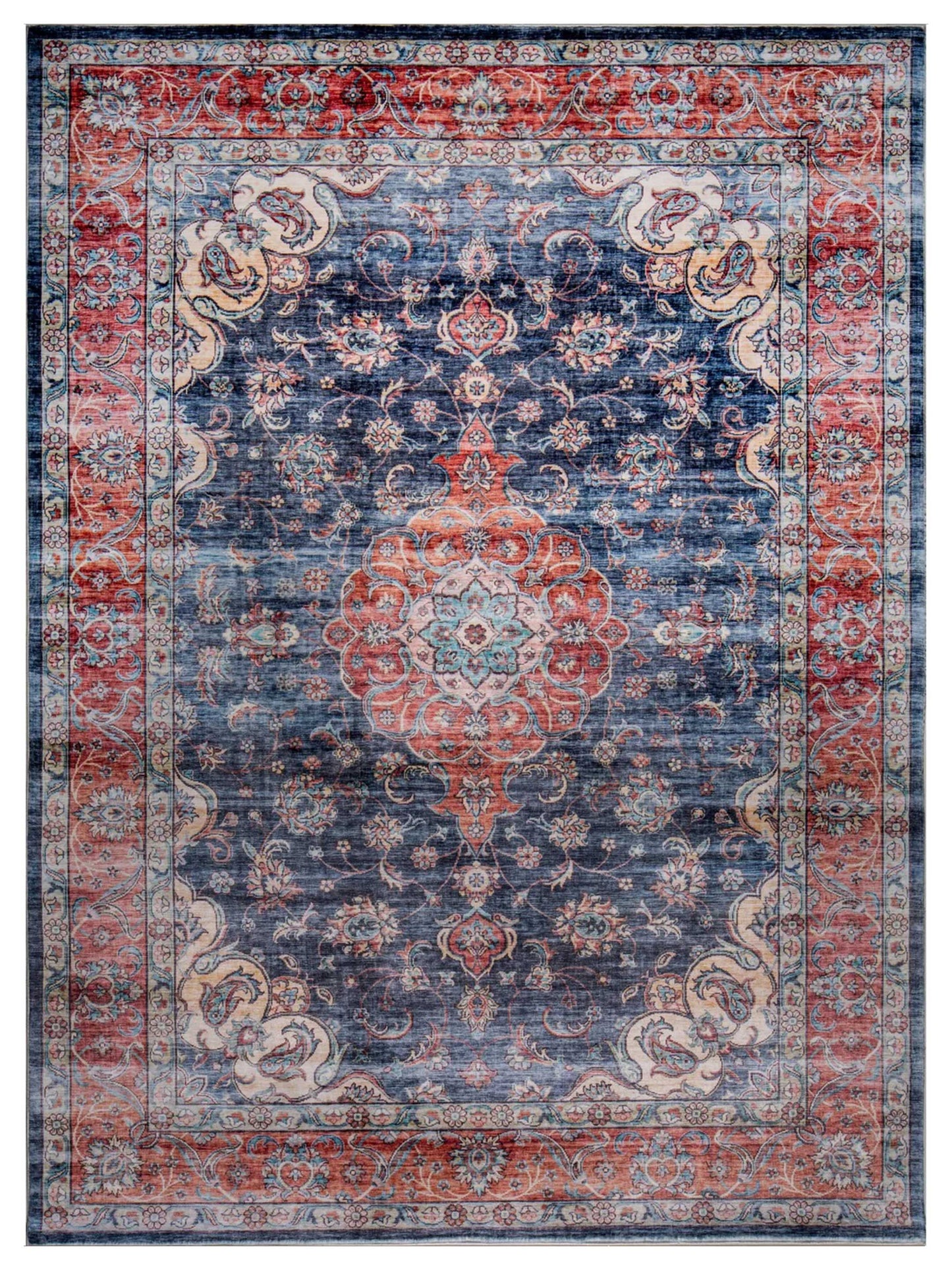 KAS Roxy 2820 Navy Transitional Machinemade Rug - Rugs - KAS - Atlanta Designer Rugs