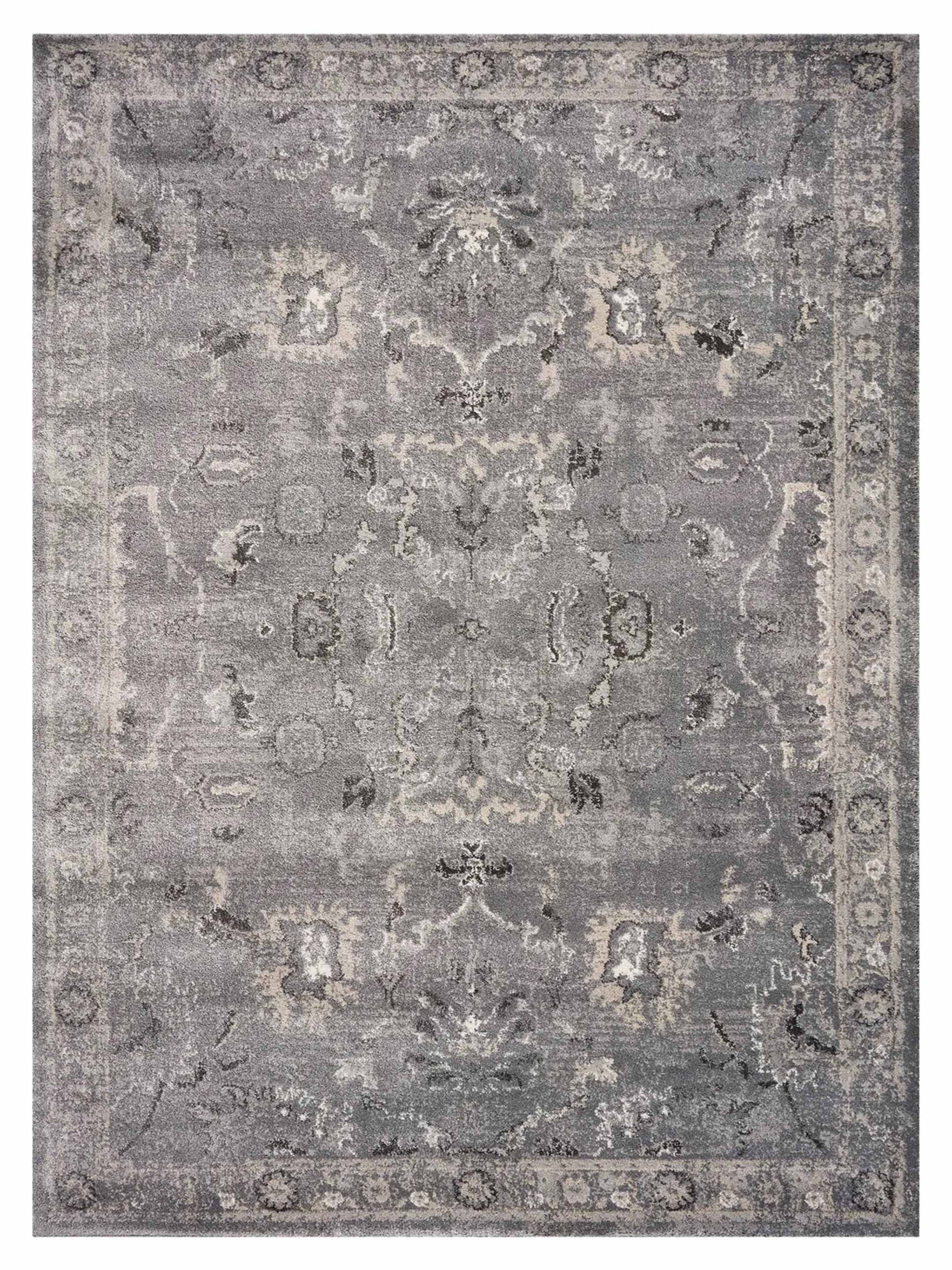 KAS Hue 4708 Grey Traditional Machinemade Rug - Rugs - KAS - Atlanta Designer Rugs