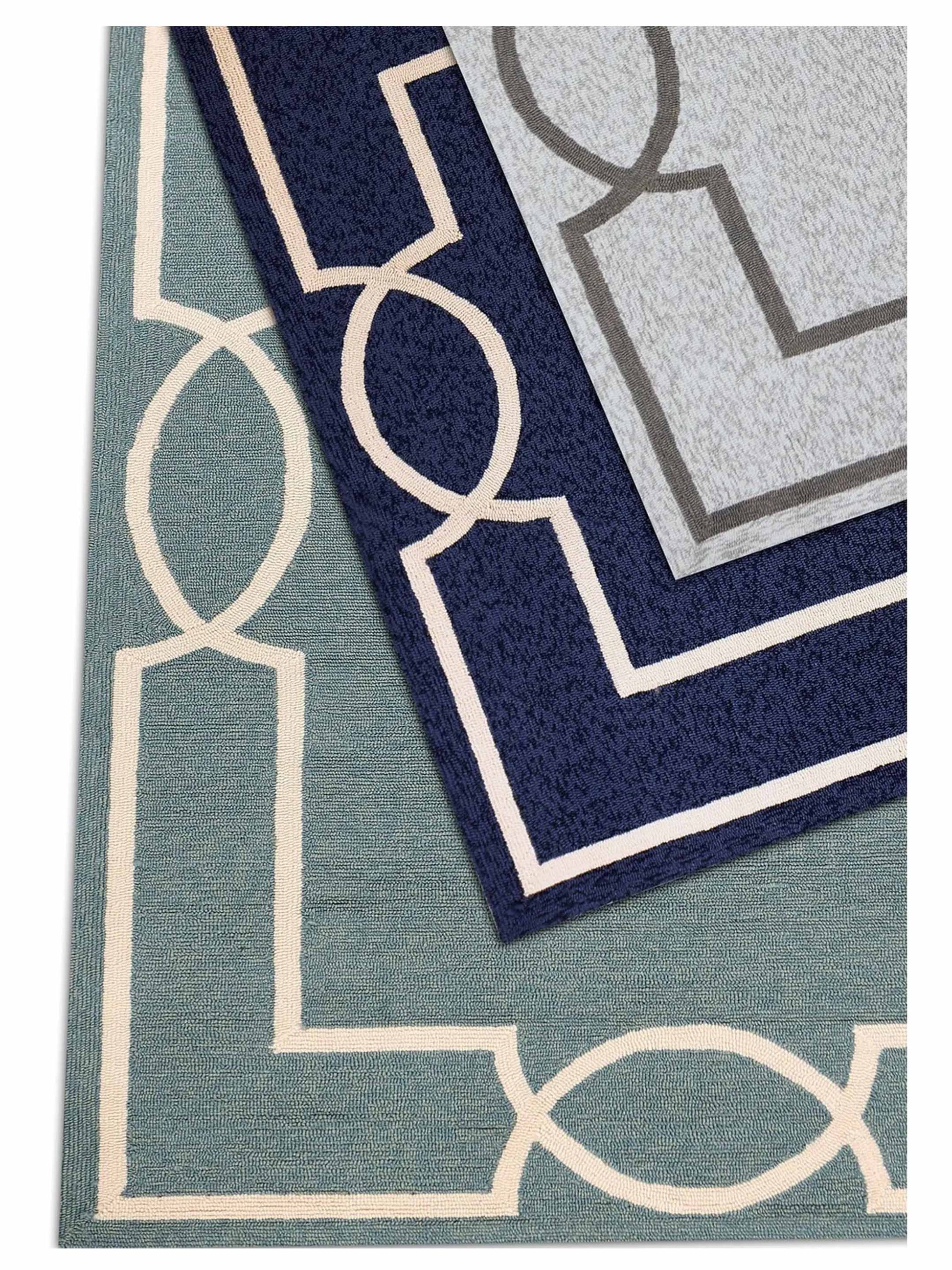 KAS Libby Langdon Hamptons 5225 Spa Indoor/Outdoor Tufted Rug - Rugs - KAS - Atlanta Designer Rugs