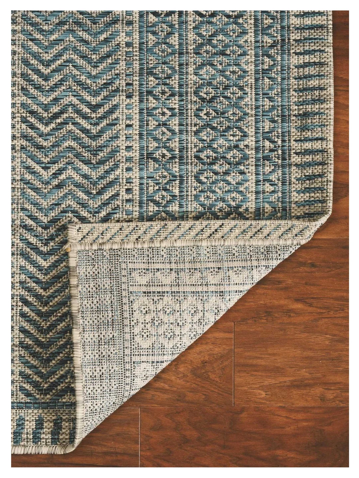 KAS Provo 5755 Teal Indoor/Outdoor Machinemade Rug - Rugs - KAS - Atlanta Designer Rugs