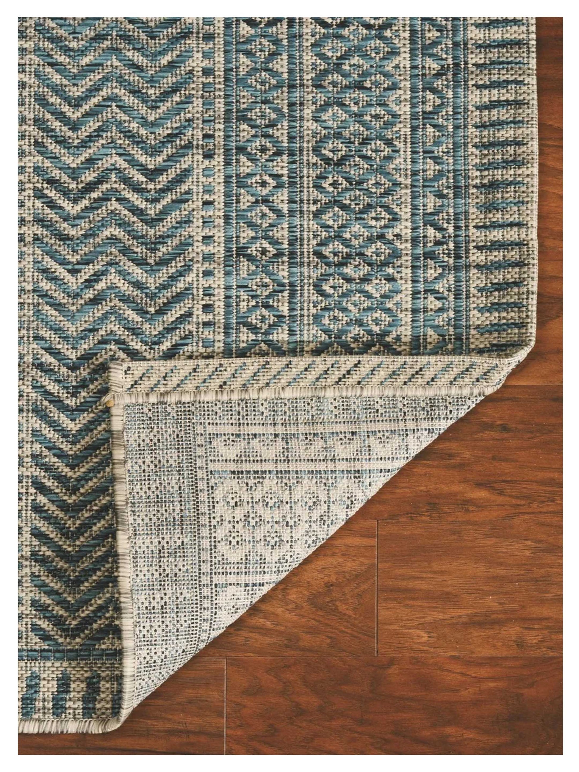 KAS Provo 5755 Teal Indoor/Outdoor Machinemade Rug - Rugs - KAS - Atlanta Designer Rugs