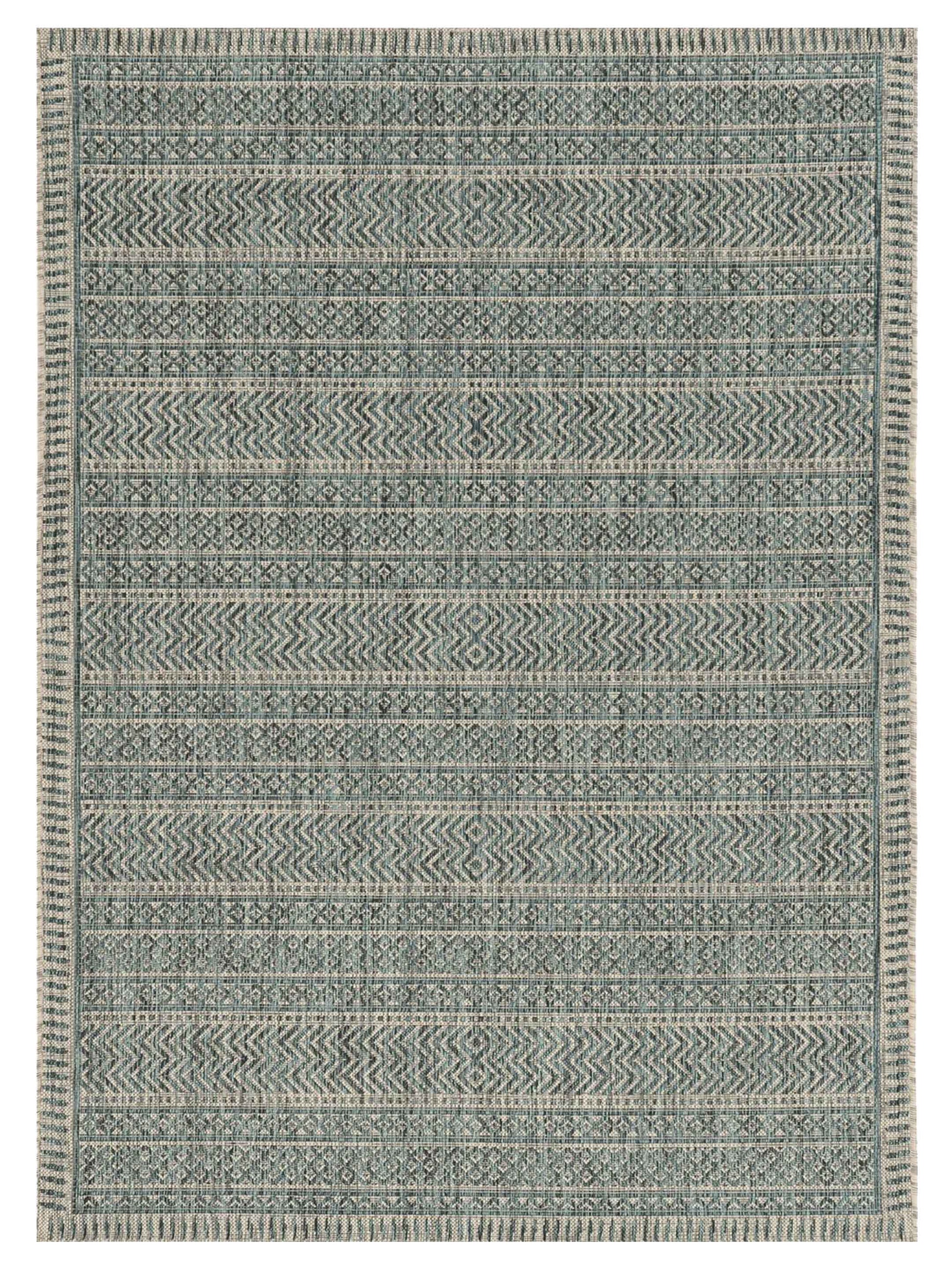 KAS Provo 5755 Teal Indoor/Outdoor Machinemade Rug - Rugs - KAS - Atlanta Designer Rugs