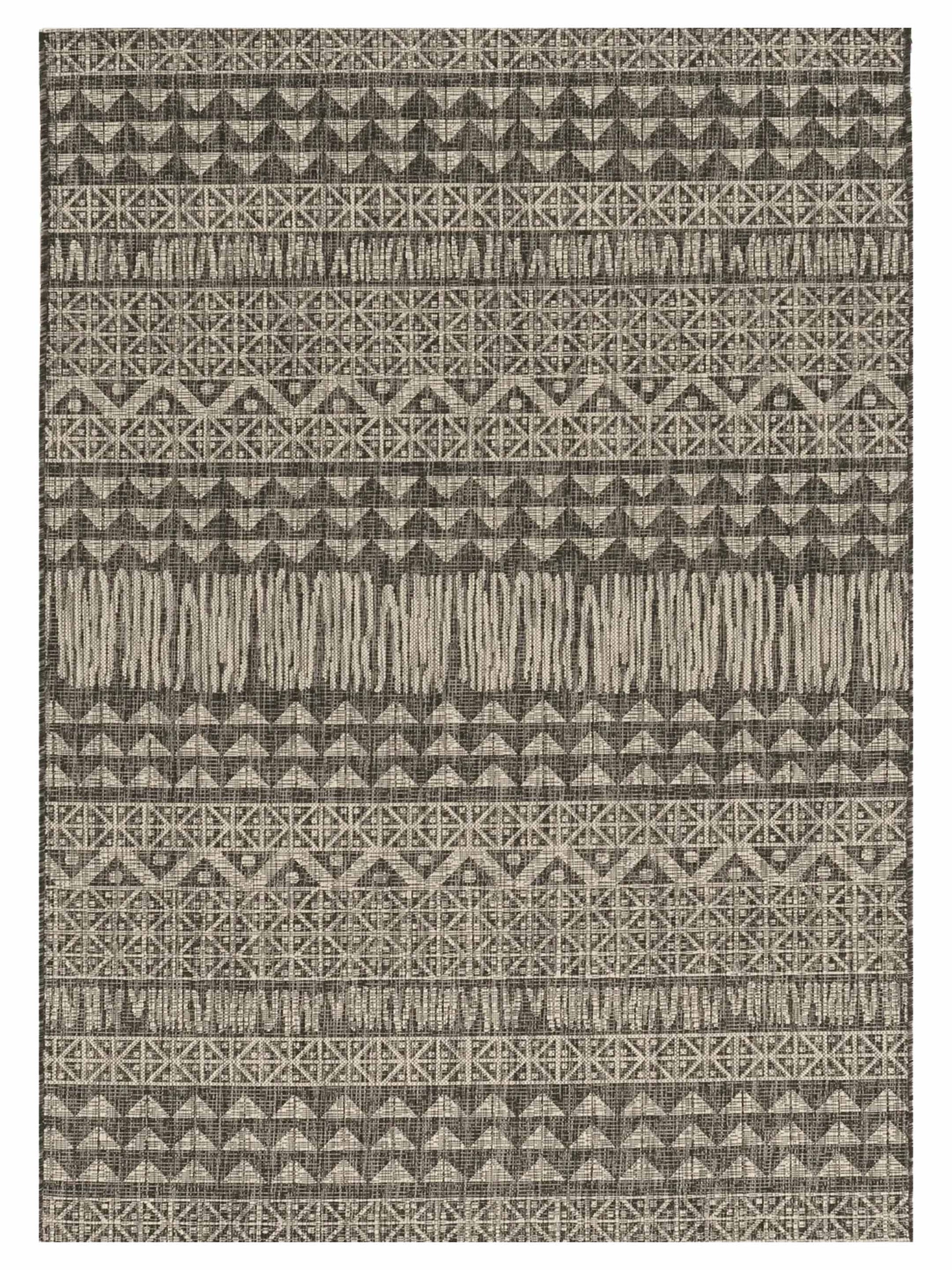 KAS Provo 5761 Charcoal Indoor/Outdoor Machinemade Rug - Rugs - KAS - Atlanta Designer Rugs