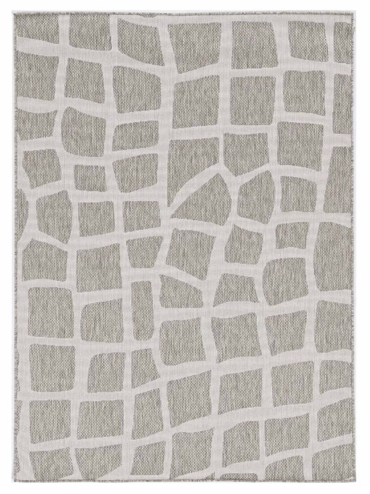 KAS Provo 5768 Ivory Grey Indoor/Outdoor Machinemade Rug - Rugs - KAS - Atlanta Designer Rugs