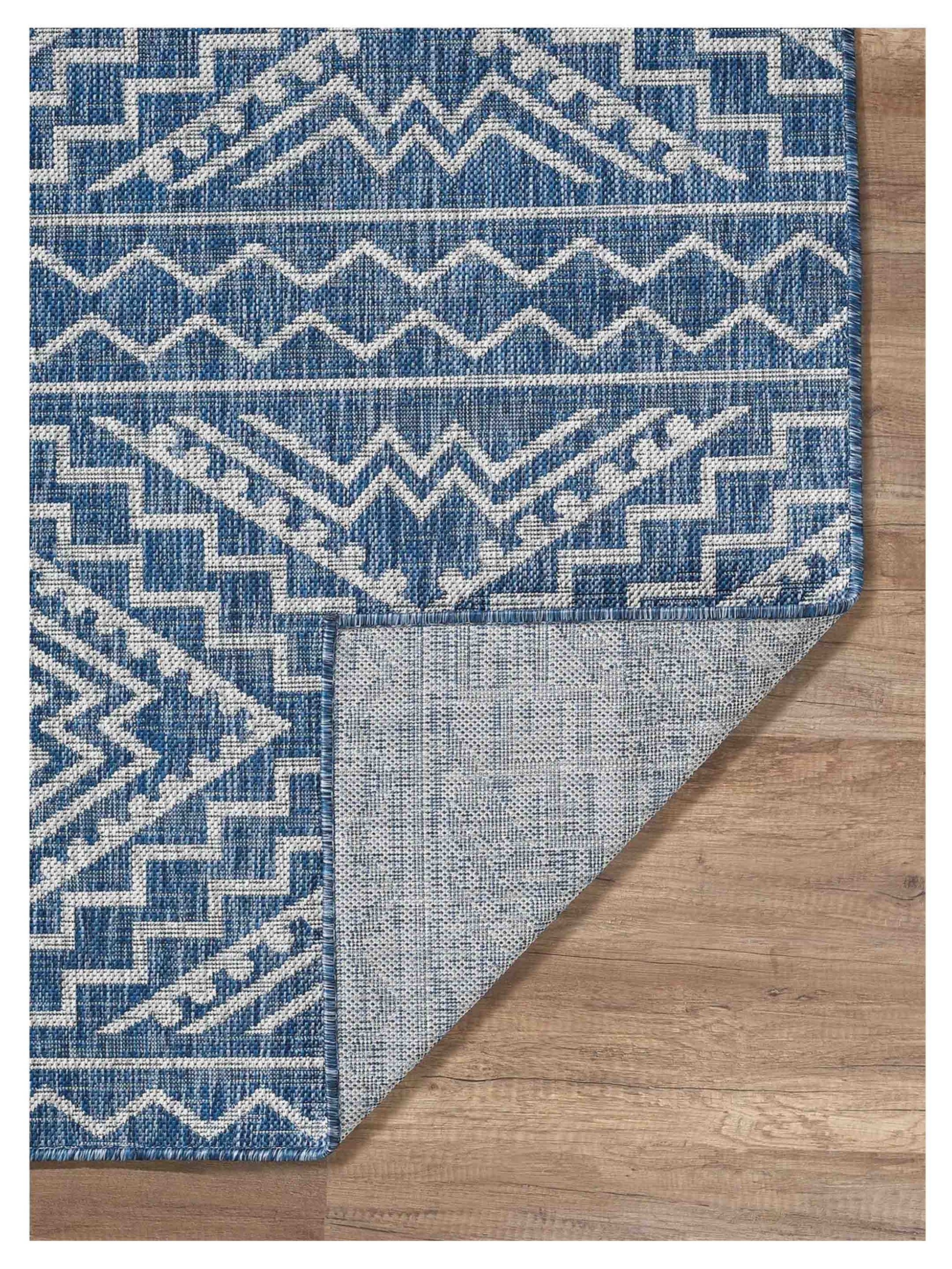 KAS Provo 5778 Blue Indoor/Outdoor Machinemade Rug - Rugs - KAS - Atlanta Designer Rugs