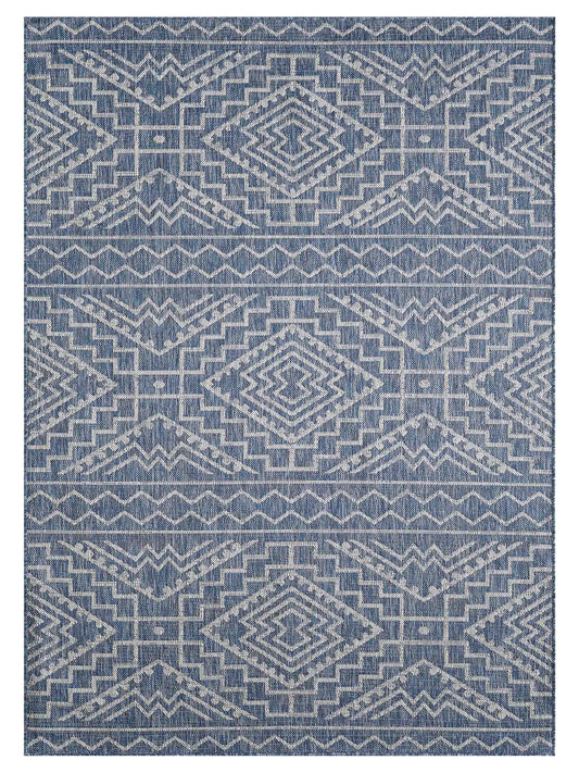 KAS Provo 5778 Blue Indoor/Outdoor Machinemade Rug - Rugs - KAS - Atlanta Designer Rugs