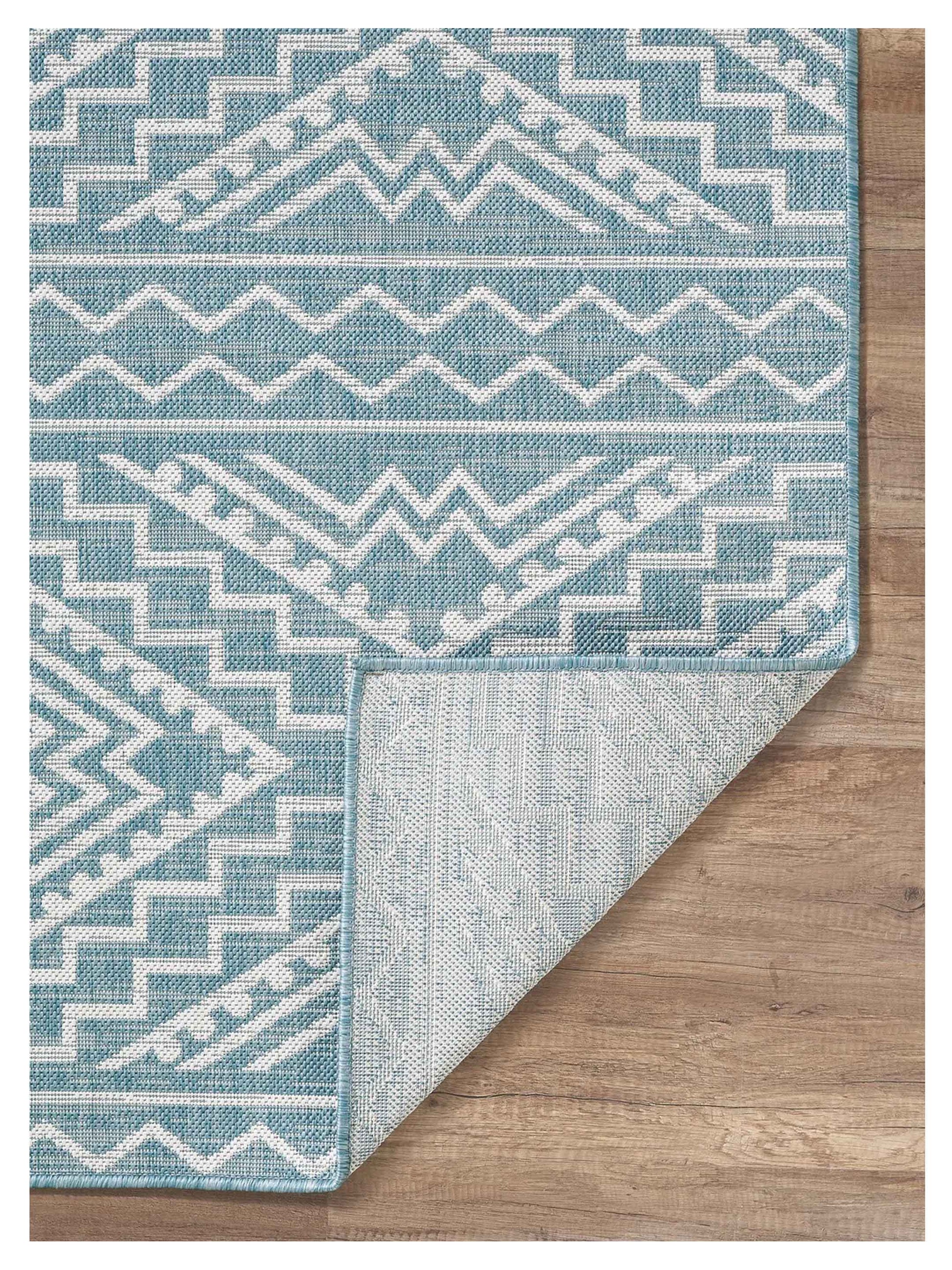 KAS Provo 5779 Aqua Indoor/Outdoor Machinemade Rug - Rugs - KAS - Atlanta Designer Rugs