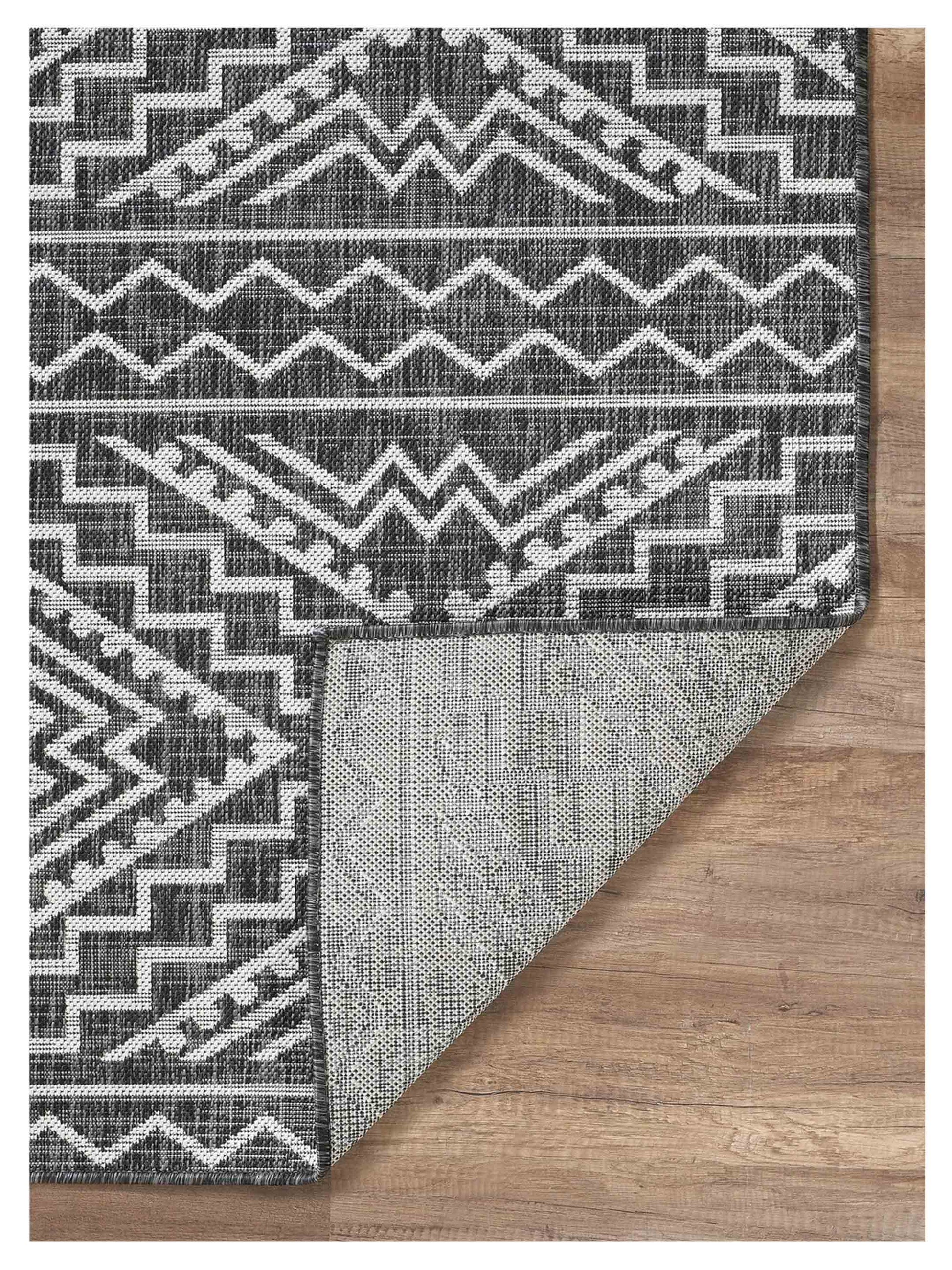 KAS Provo 5780 Black Indoor/Outdoor Machinemade Rug - Rugs - KAS - Atlanta Designer Rugs