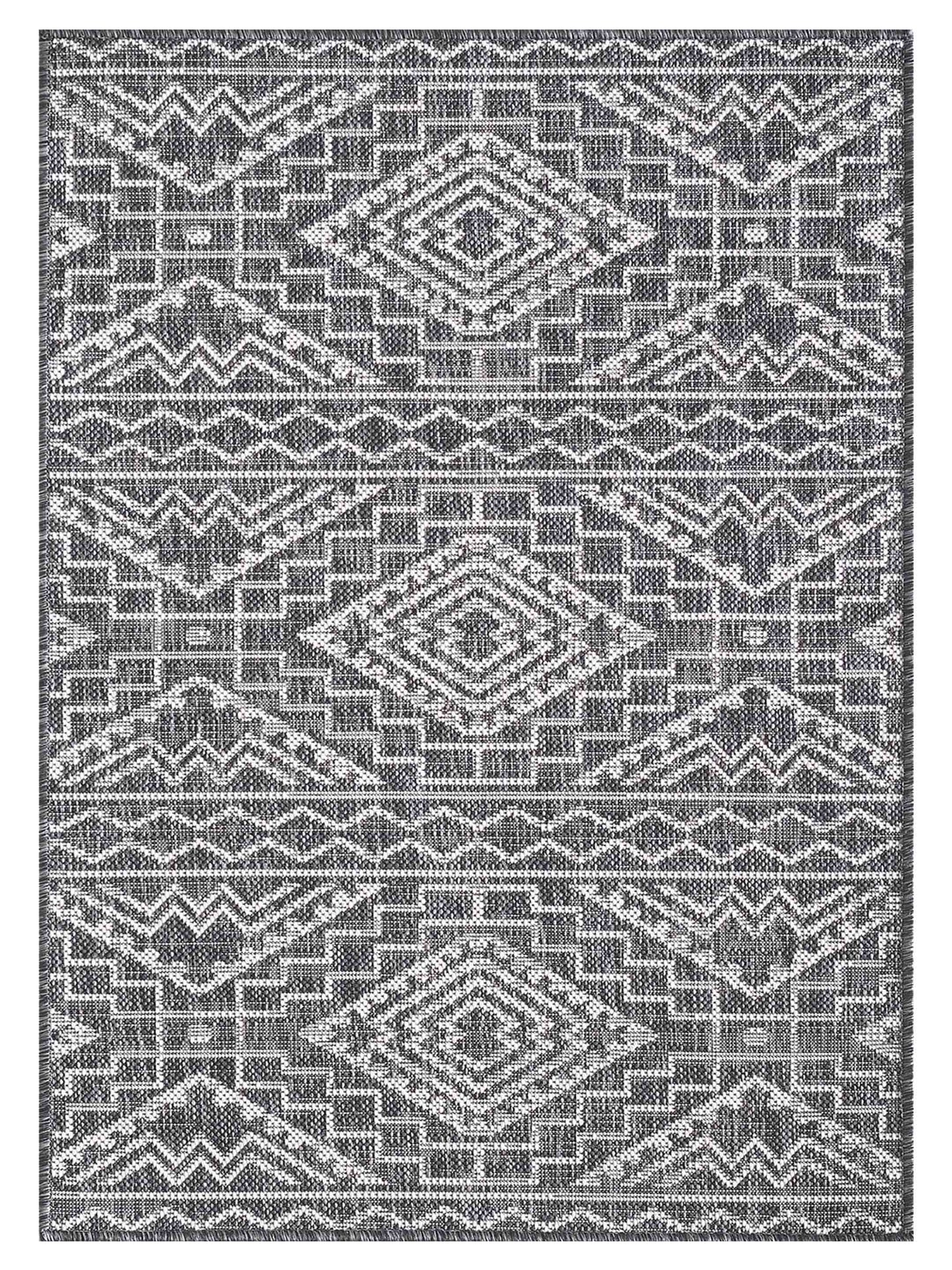 KAS Provo 5780 Black Indoor/Outdoor Machinemade Rug - Rugs - KAS - Atlanta Designer Rugs