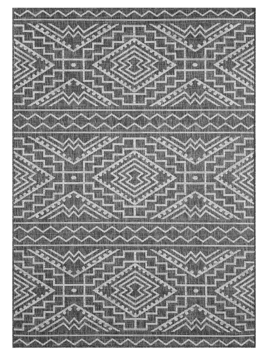 KAS Provo 5780 Black Indoor/Outdoor Machinemade Rug - Rugs - KAS - Atlanta Designer Rugs