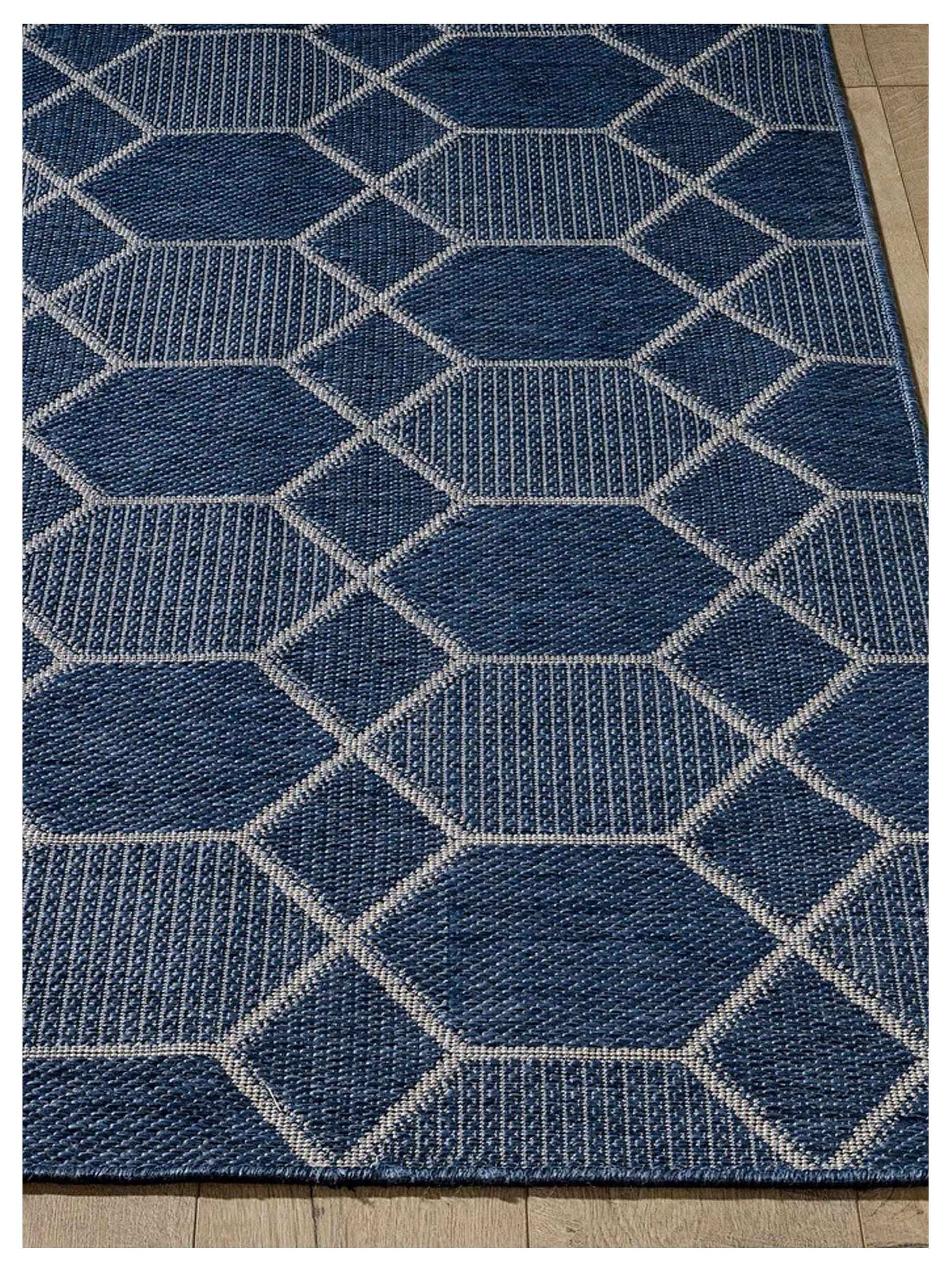 KAS Provo 5789 Blue Indoor/Outdoor Machinemade Rug - Rugs - KAS - Atlanta Designer Rugs