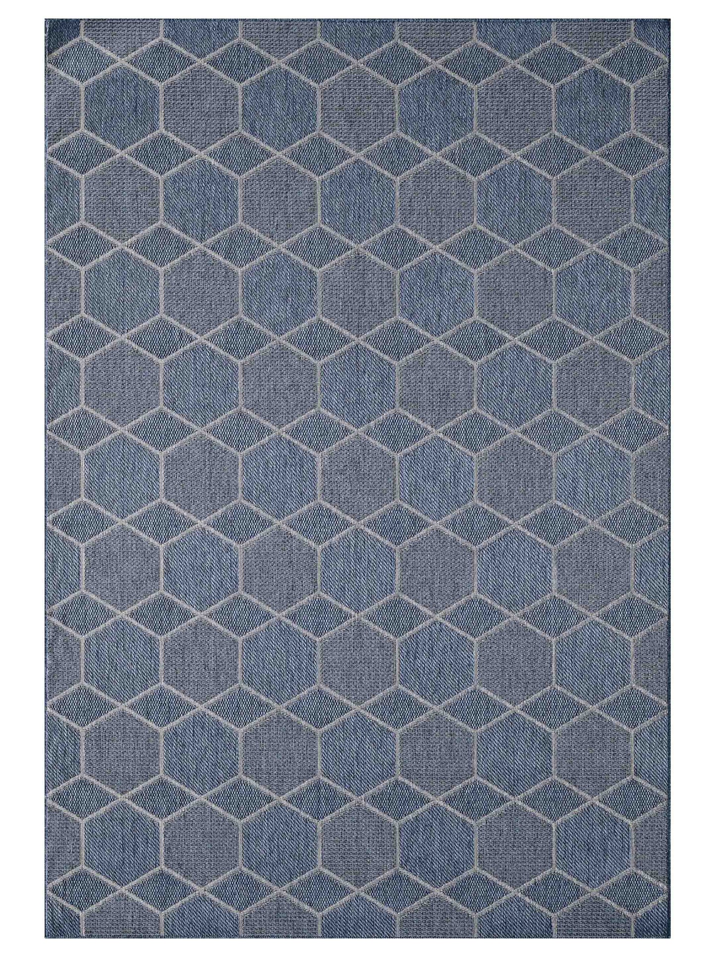 KAS Provo 5789 Blue Indoor/Outdoor Machinemade Rug - Rugs - KAS - Atlanta Designer Rugs