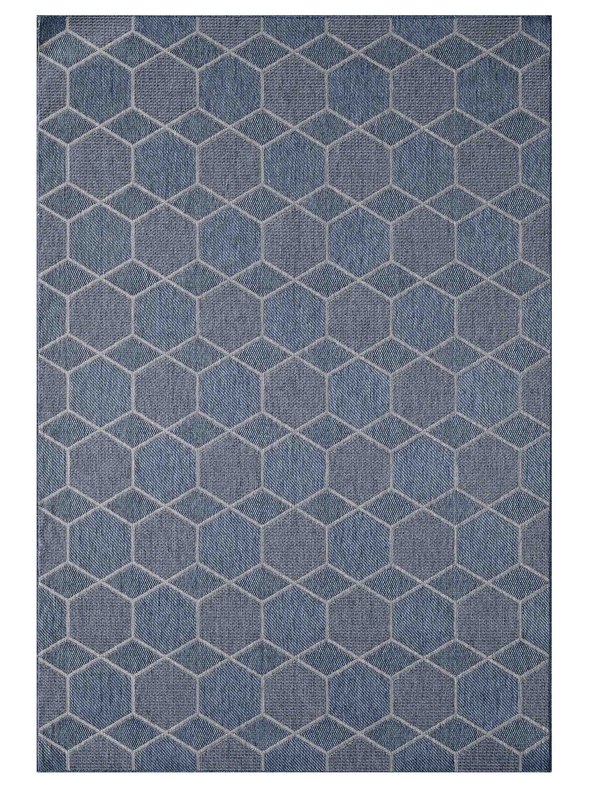 KAS Provo 5789 Blue Indoor/Outdoor Machinemade Rug - Rugs - KAS - Atlanta Designer Rugs