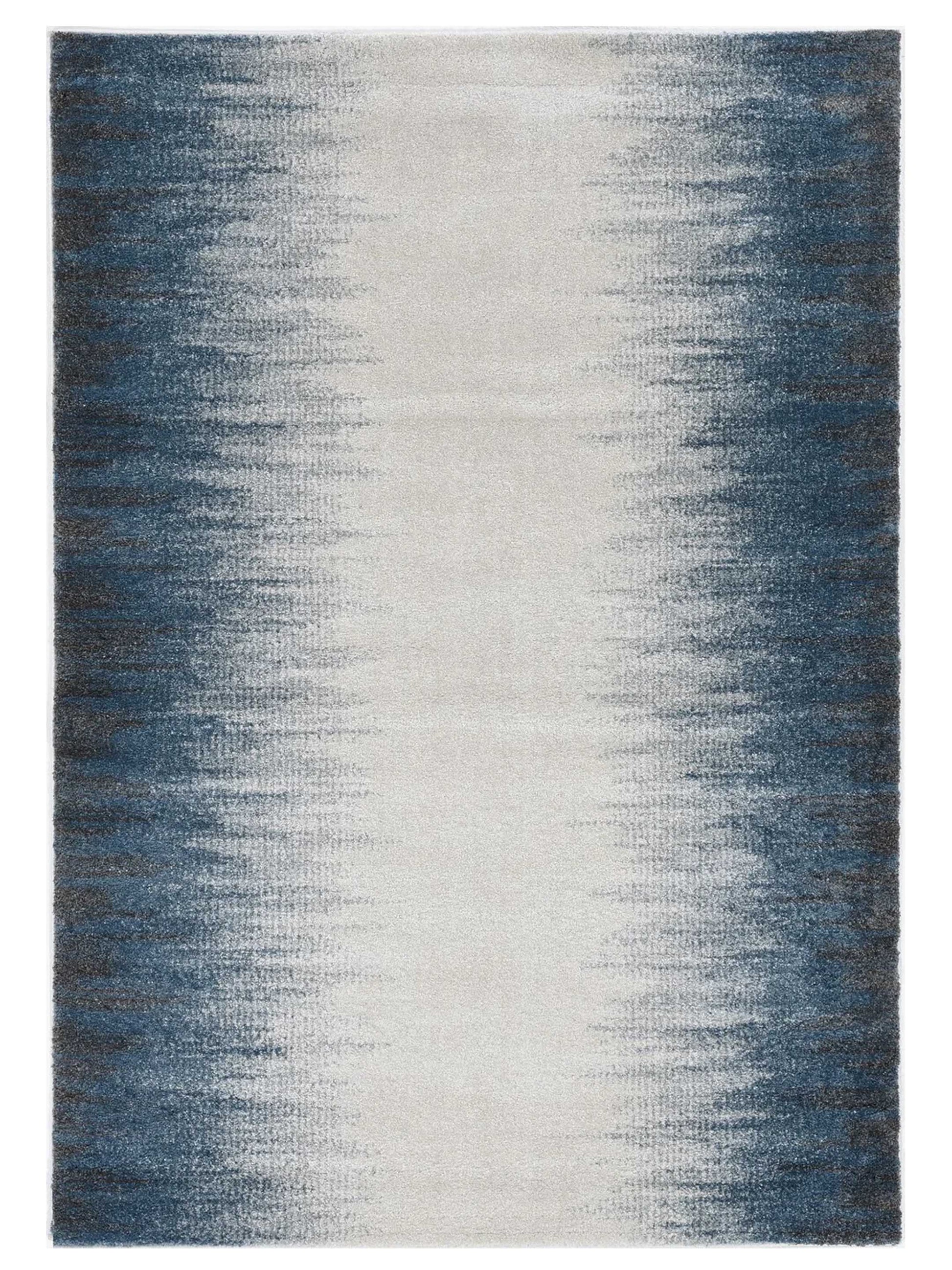 KAS Landscapes 5909 Ivory Blue Transitional Machinemade Rug - Rugs - KAS - Atlanta Designer Rugs