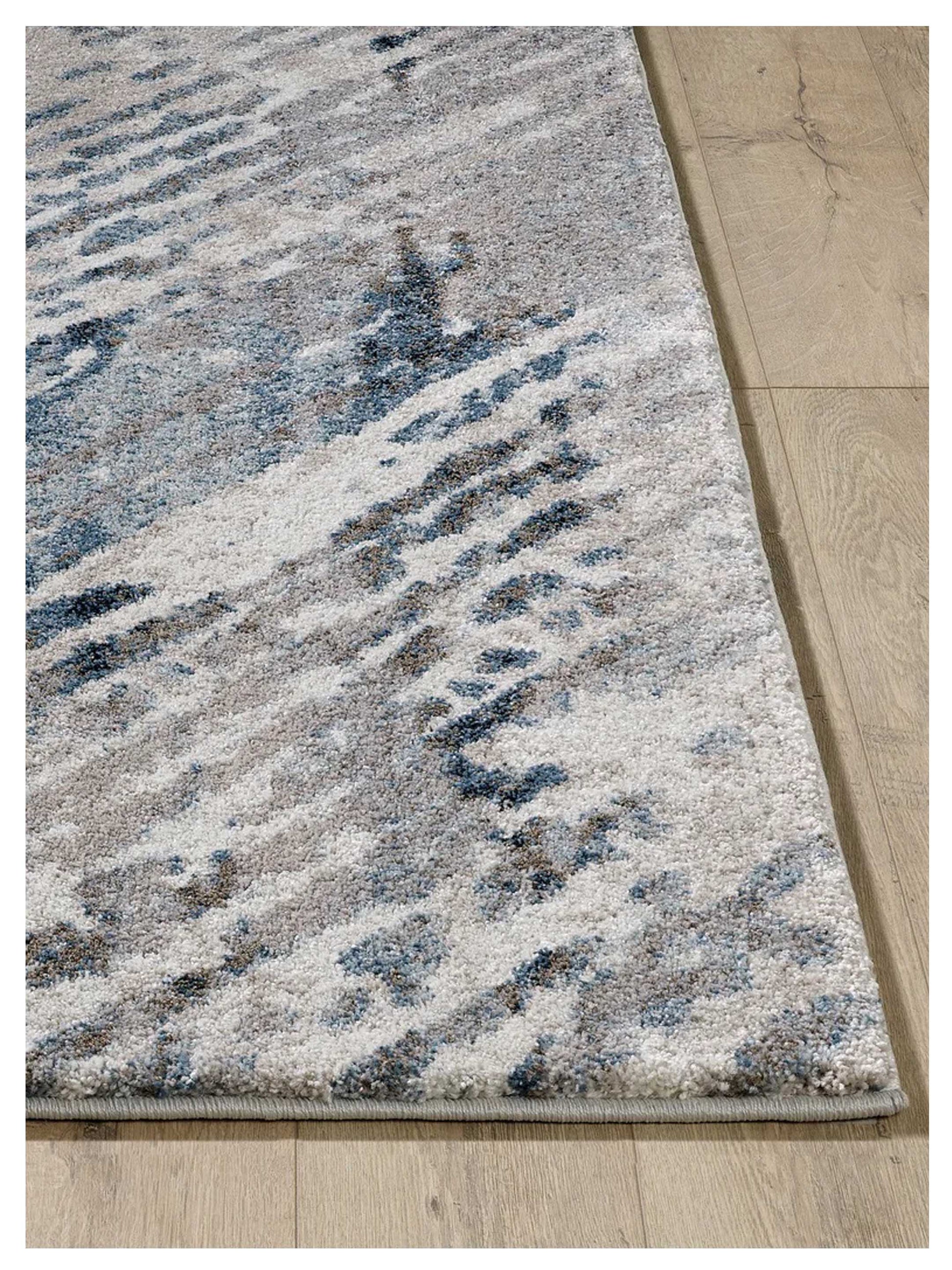 KAS Landscapes 5910 Blue Ivory Transitional Machinemade Rug - Rugs - KAS - Atlanta Designer Rugs