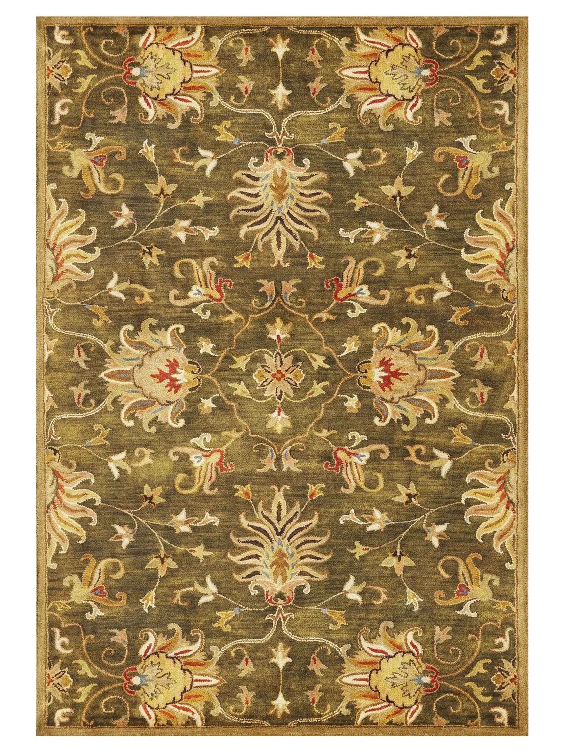 KAS Syriana 6010 Emerald Green Traditional Tufted Rug - Rugs - KAS - Atlanta Designer Rugs