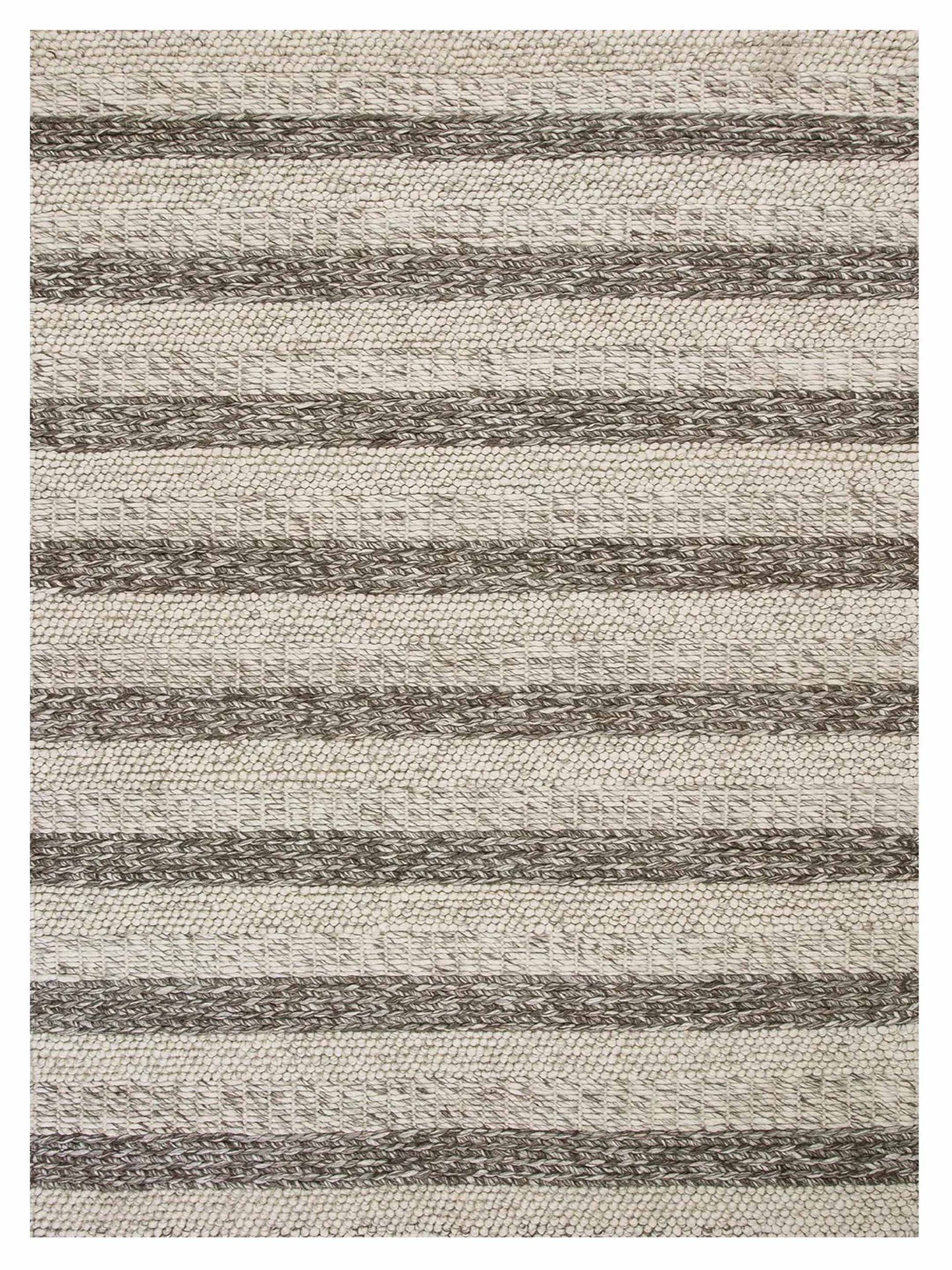 KAS Cortico 6158 Grey White Casual Woven Rug - Rugs - KAS - Atlanta Designer Rugs