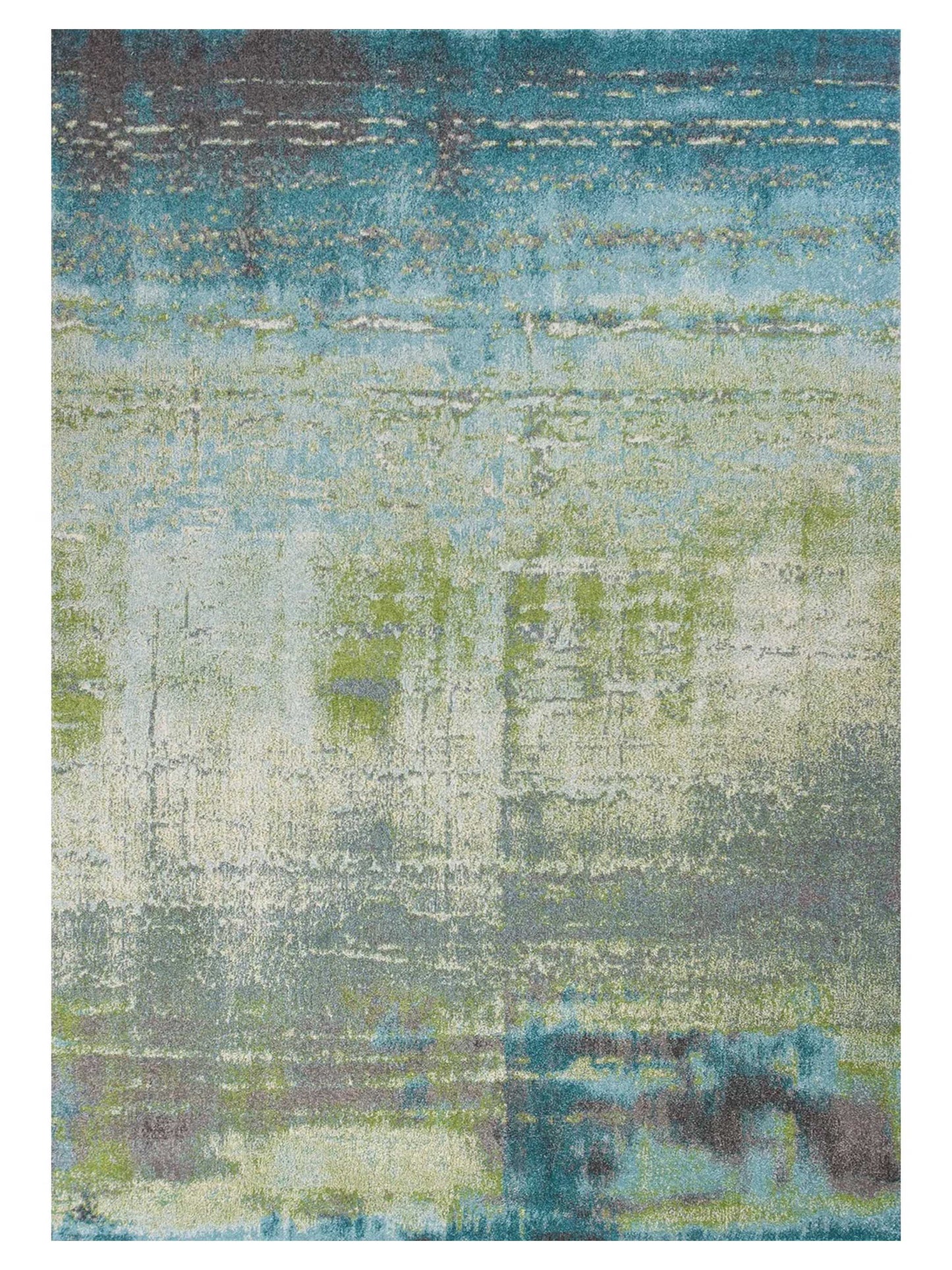 KAS Illusions 6206 Blue Green Transitional Machinemade Rug - Rugs - KAS - Atlanta Designer Rugs