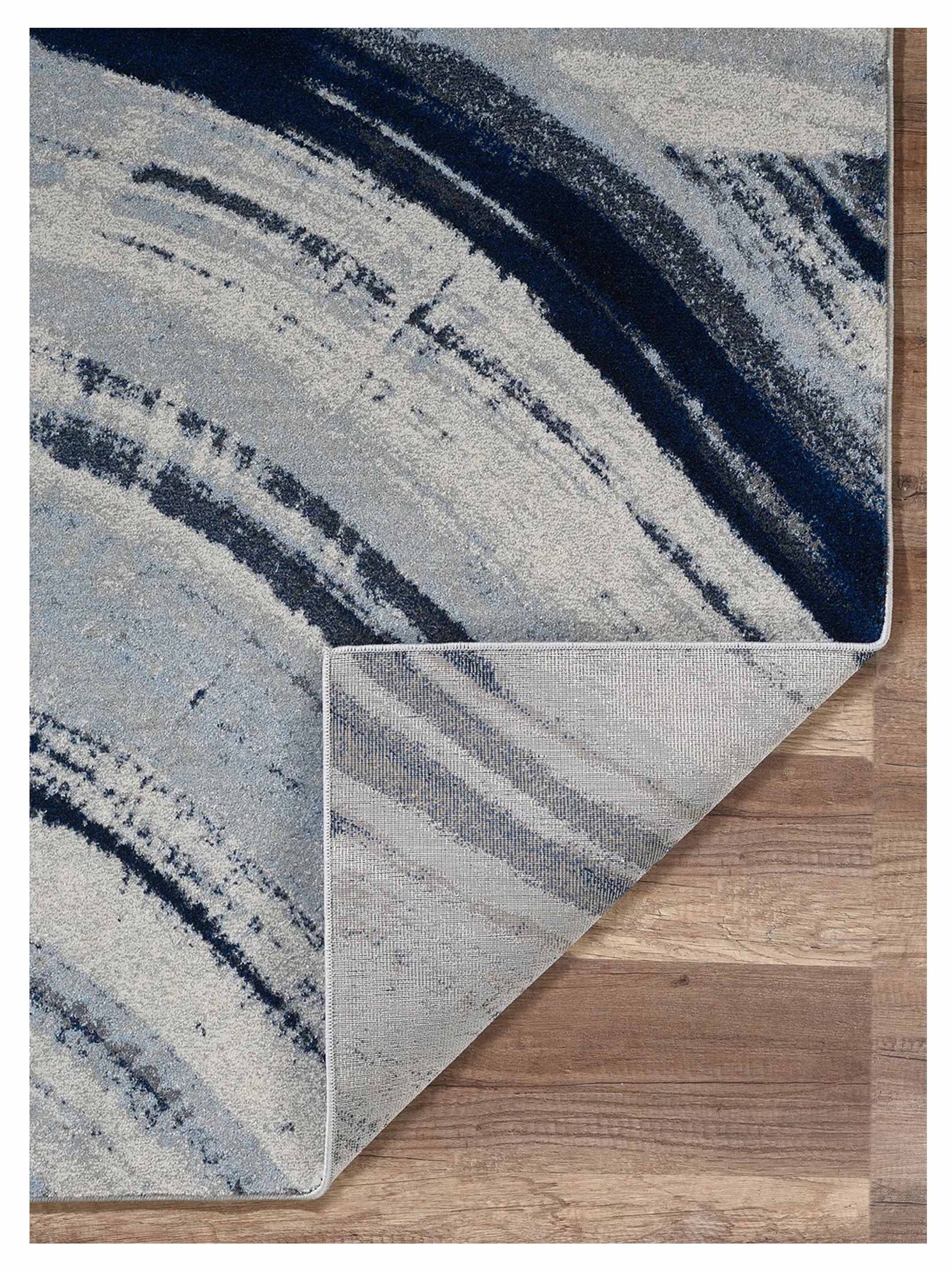 KAS Illusions 6219 Ivory Blue Transitional Machinemade Rug - Rugs - KAS - Atlanta Designer Rugs