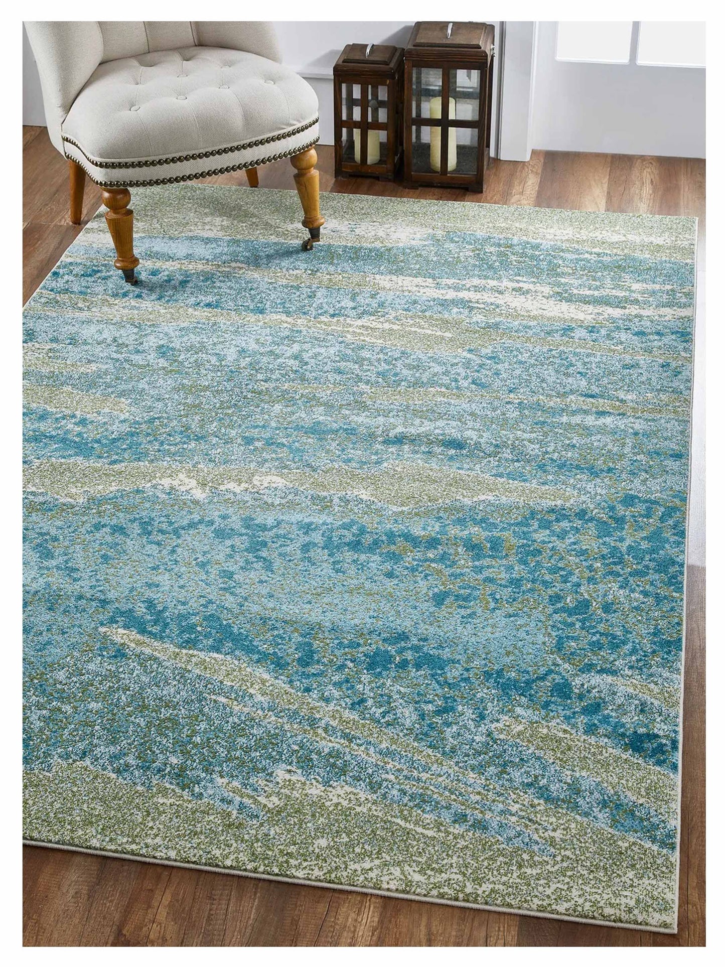 KAS Illusions 6220 Ocean Transitional Machinemade Rug - Rugs - KAS - Atlanta Designer Rugs