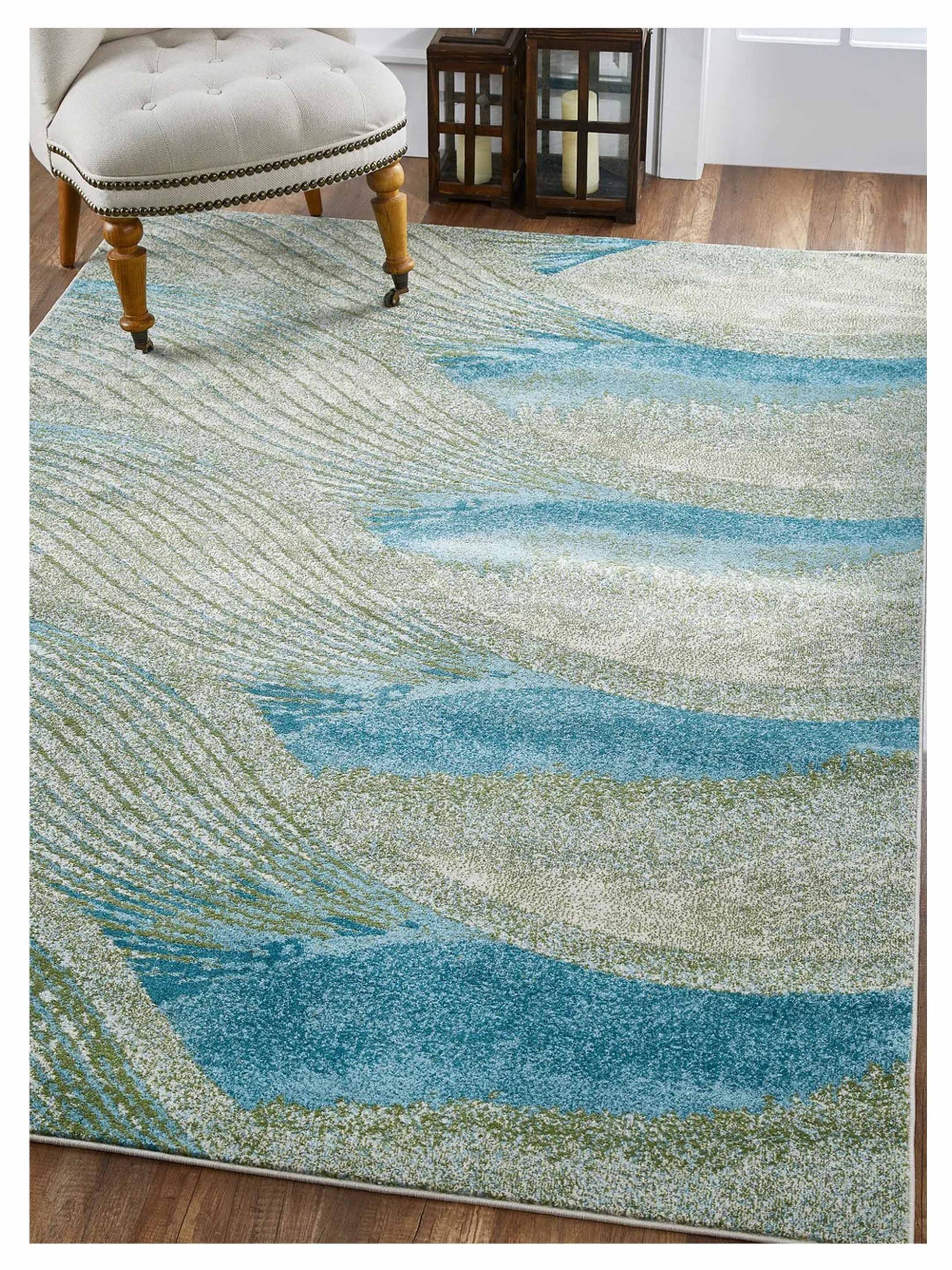 KAS Illusions 6222 Ocean Transitional Machinemade Rug - Rugs - KAS - Atlanta Designer Rugs