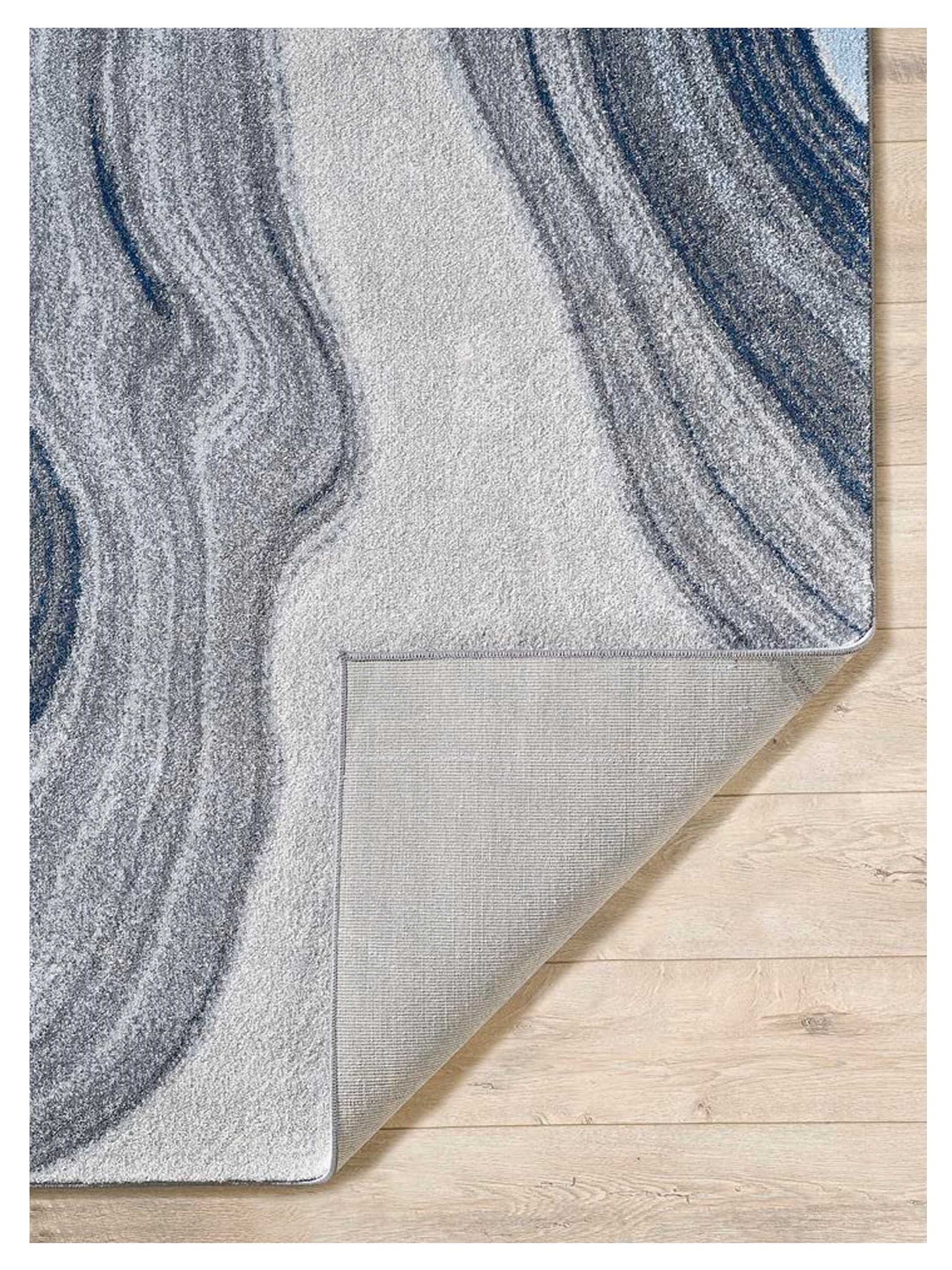 KAS Illusions 6227 Blue Grey Transitional Machinemade Rug - Rugs - KAS - Atlanta Designer Rugs