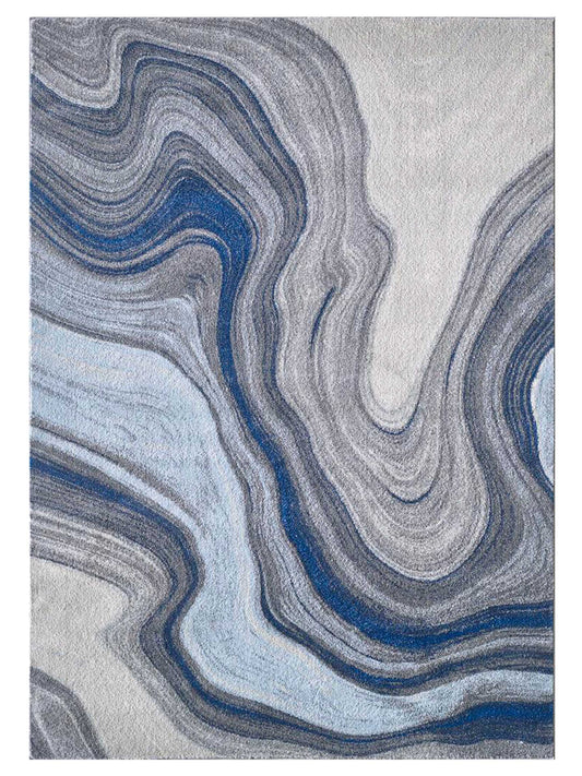 KAS Illusions 6227 Blue Grey Transitional Machinemade Rug - Rugs - KAS - Atlanta Designer Rugs