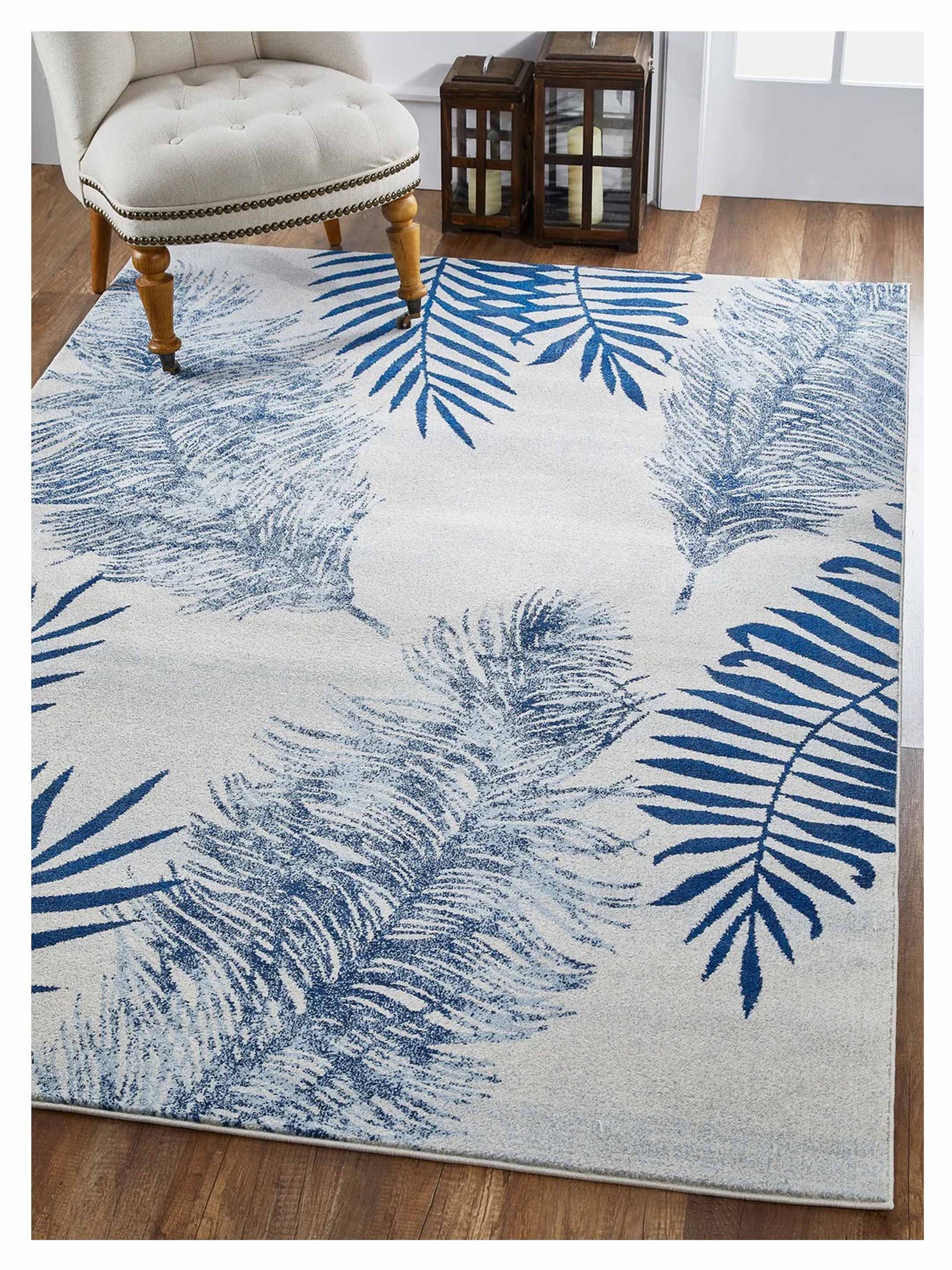 KAS Stella 6266 Ivory Navy Transitional Machinemade Rug - Rugs - KAS - Atlanta Designer Rugs