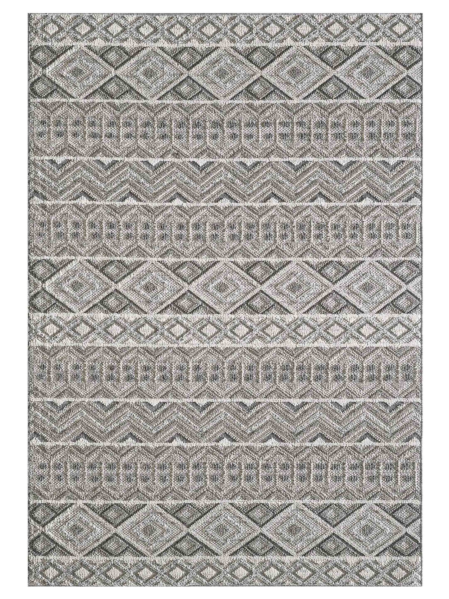 KAS Terrace 6760 Grey Indoor/Outdoor Tufted Rug - Rugs - KAS - Atlanta Designer Rugs