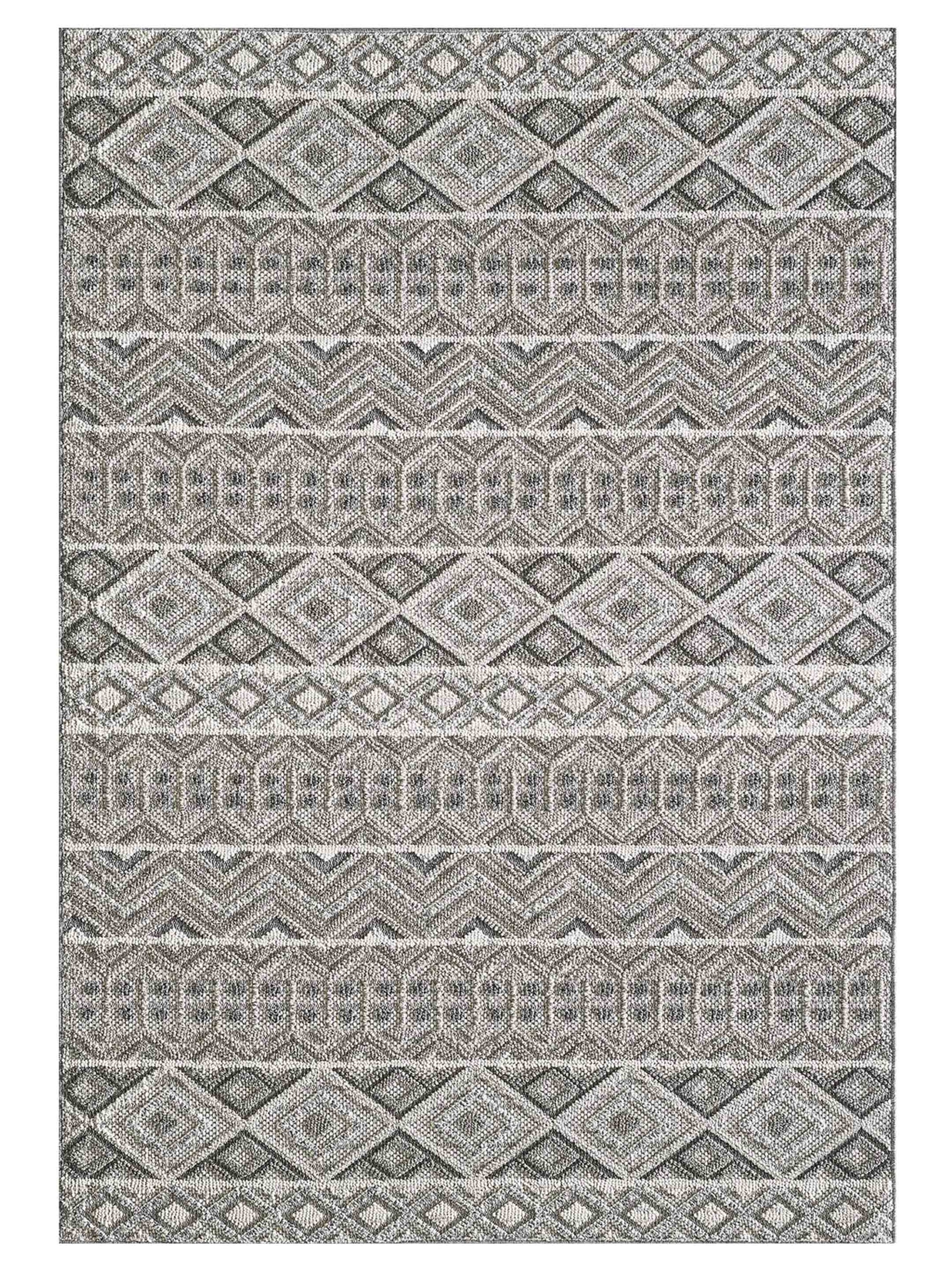 KAS Terrace 6760 Grey Indoor/Outdoor Tufted Rug - Rugs - KAS - Atlanta Designer Rugs