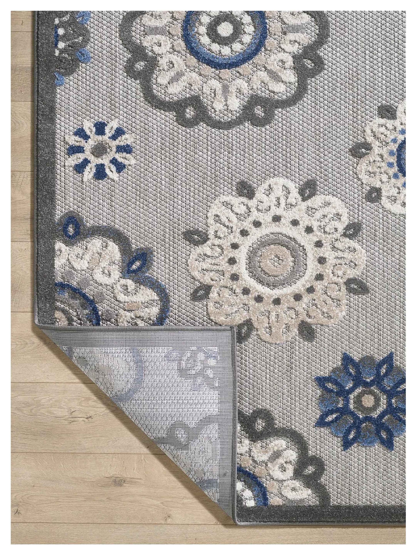 KAS Calla 6932 Grey Indoor/Outdoor Machinemade Rug - Rugs - KAS - Atlanta Designer Rugs