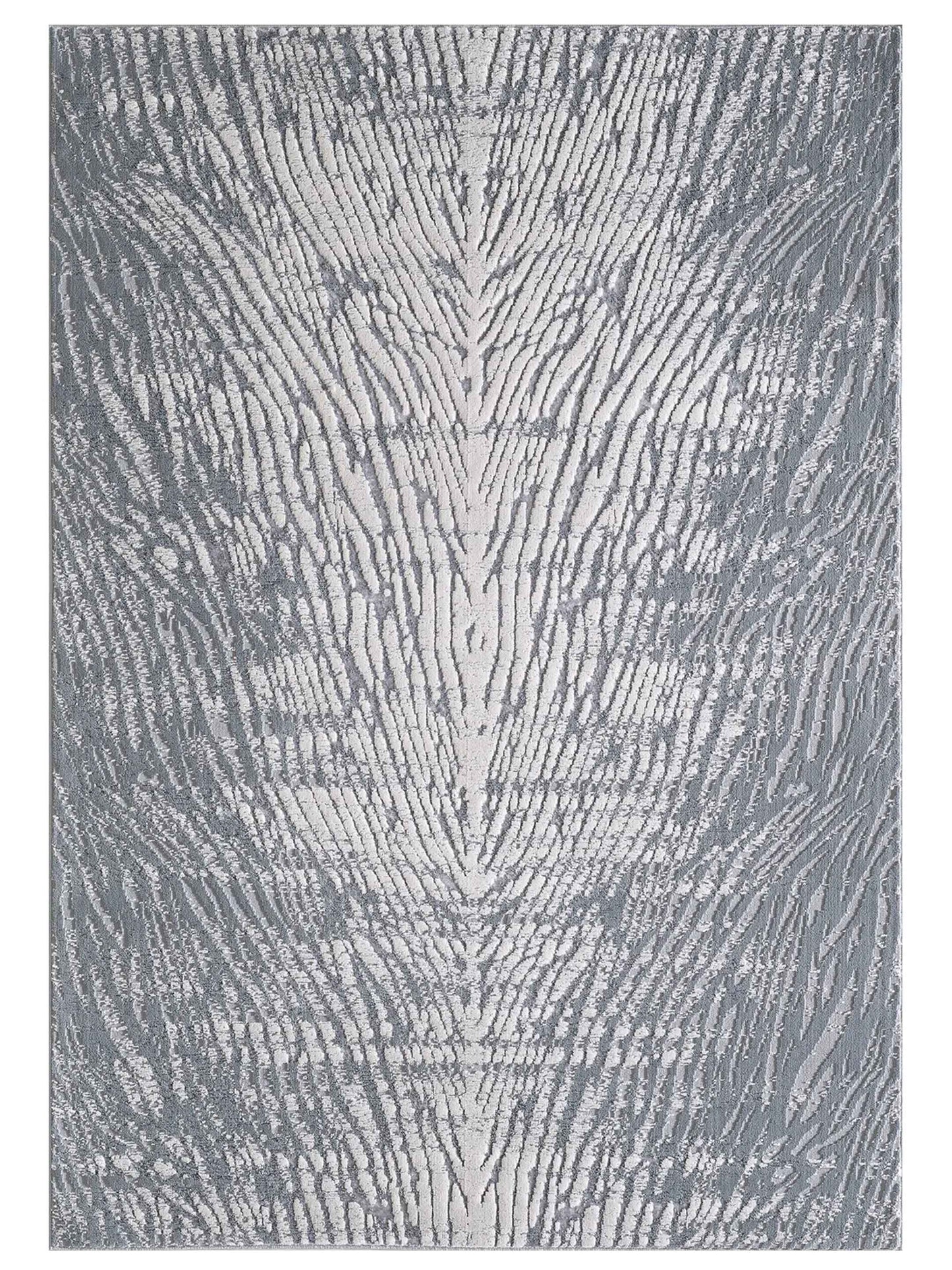 KAS LUNA 7140 Silver Blue Transitional Machinemade Rug - Rugs - KAS - Atlanta Designer Rugs