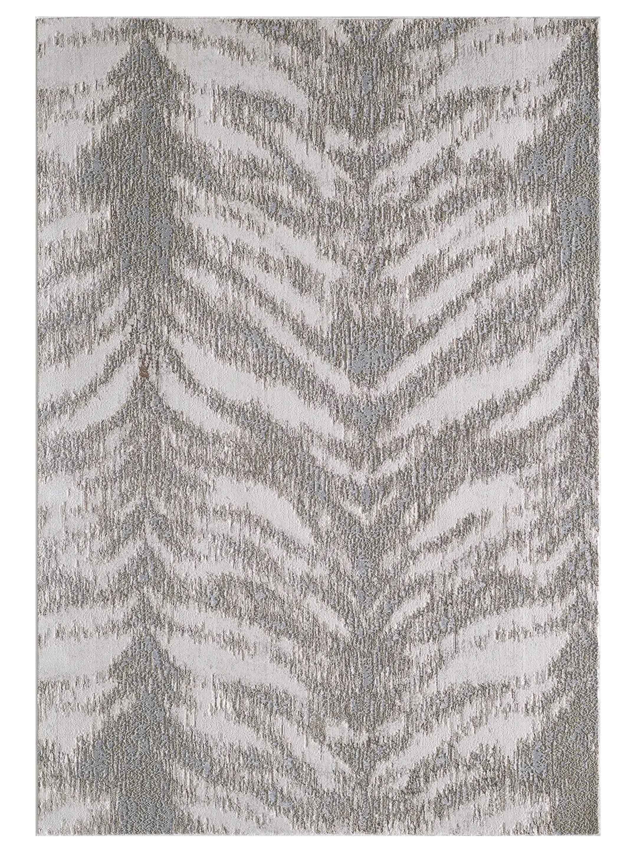 Silver Gold Transitional Machine-Made Rug - Soft Materials – Atlanta ...