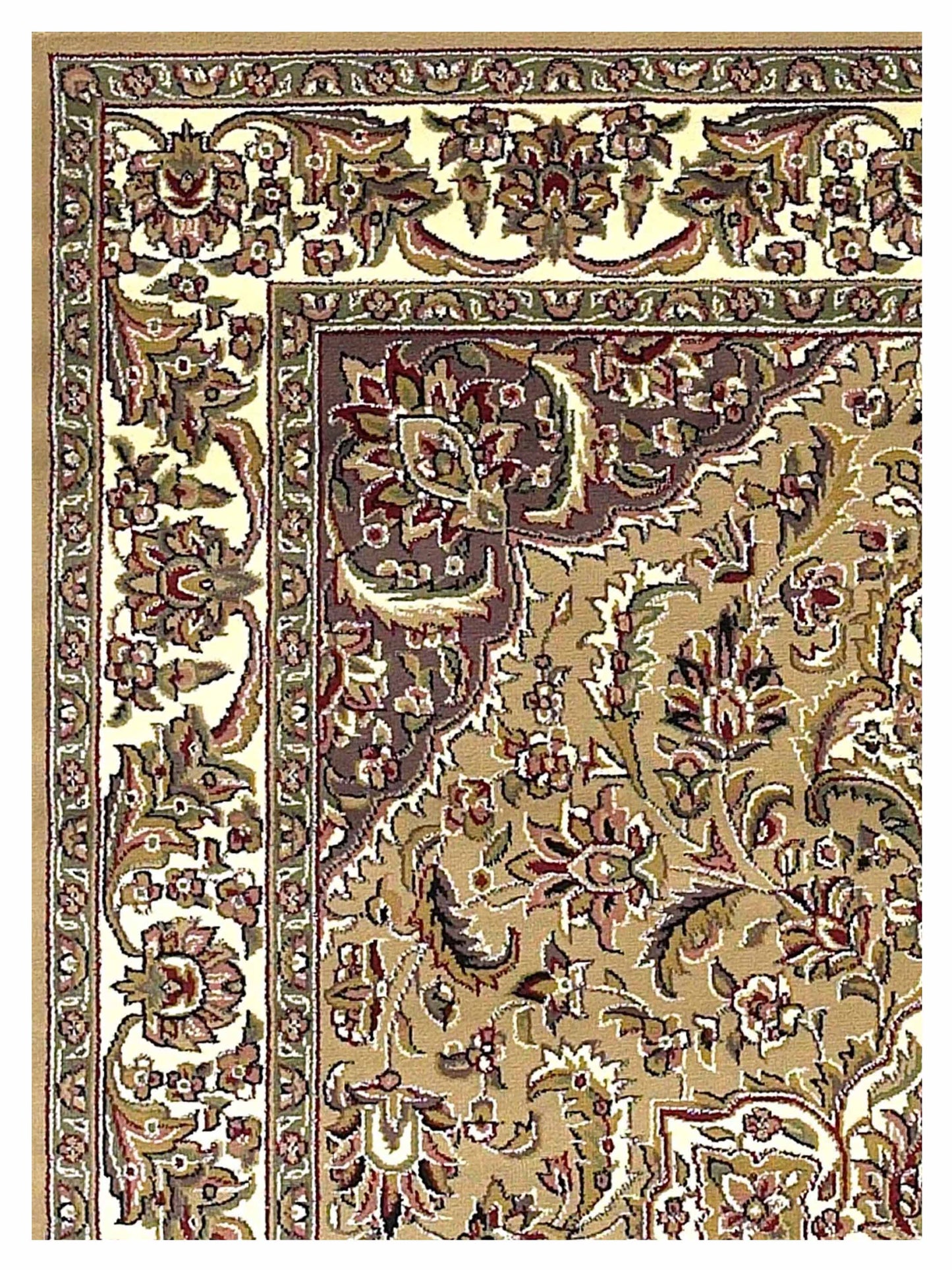 KAS Cambridge 7328 Beige Ivory Traditional Machinemade Rug - Rugs - KAS - Atlanta Designer Rugs