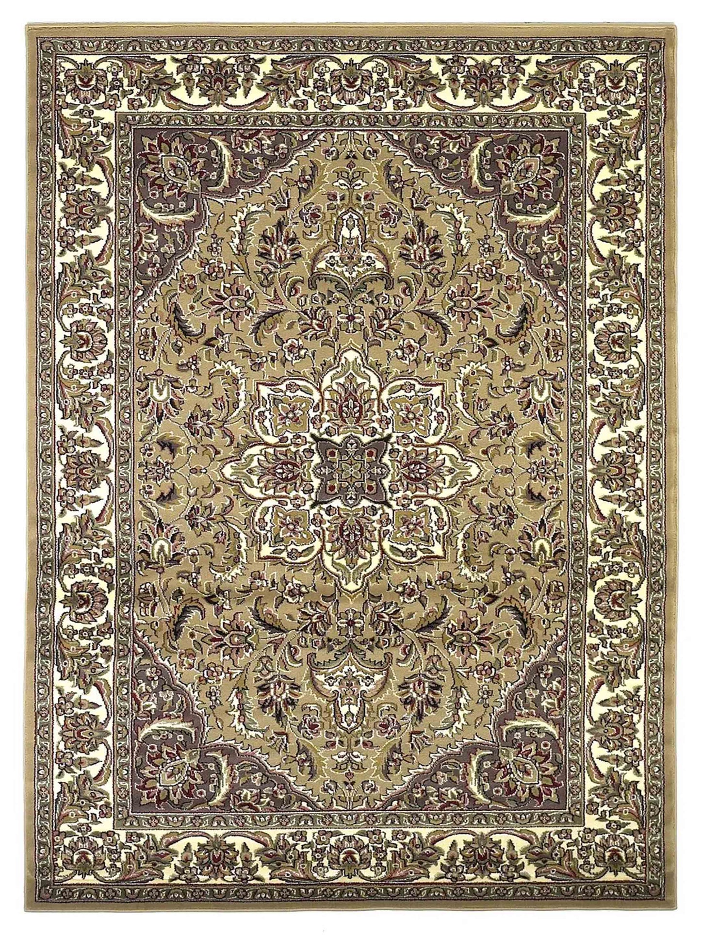 KAS Cambridge 7328 Beige Ivory Traditional Machinemade Rug - Rugs - KAS - Atlanta Designer Rugs