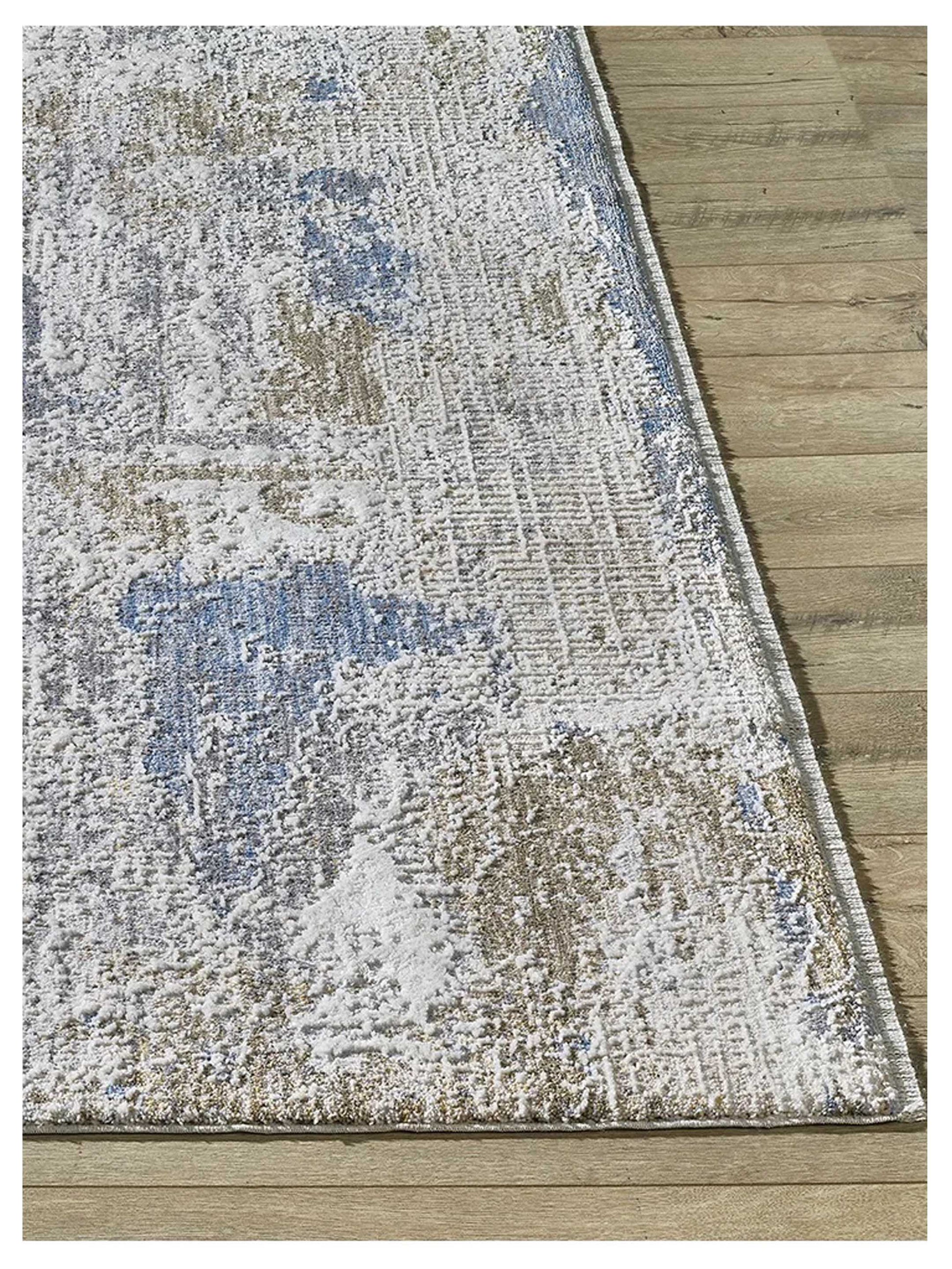 KAS Preston 8100 Ivory Blue Transitional Machinemade Rug - Rugs - KAS - Atlanta Designer Rugs