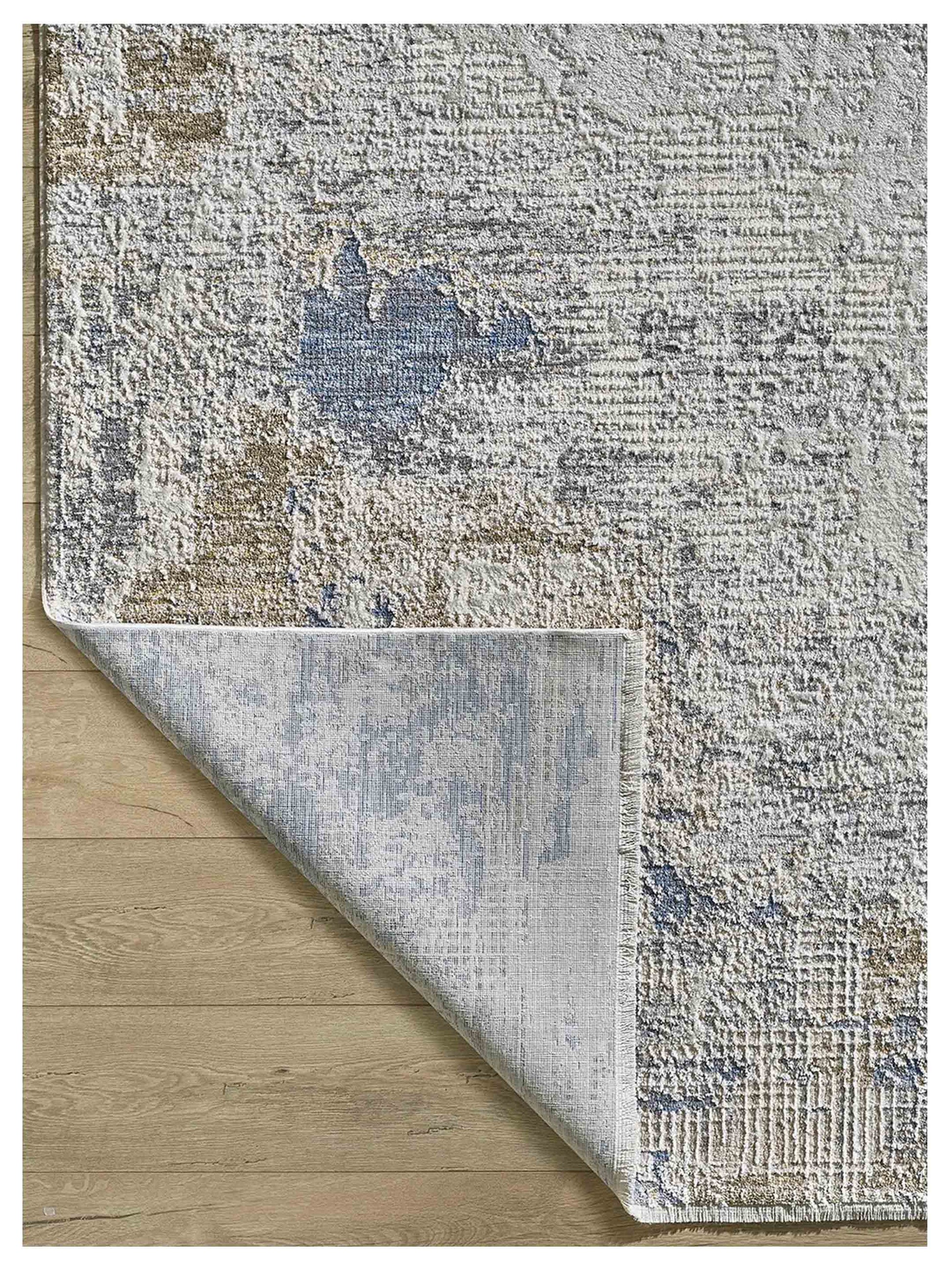 KAS Preston 8100 Ivory Blue Transitional Machinemade Rug - Rugs - KAS - Atlanta Designer Rugs