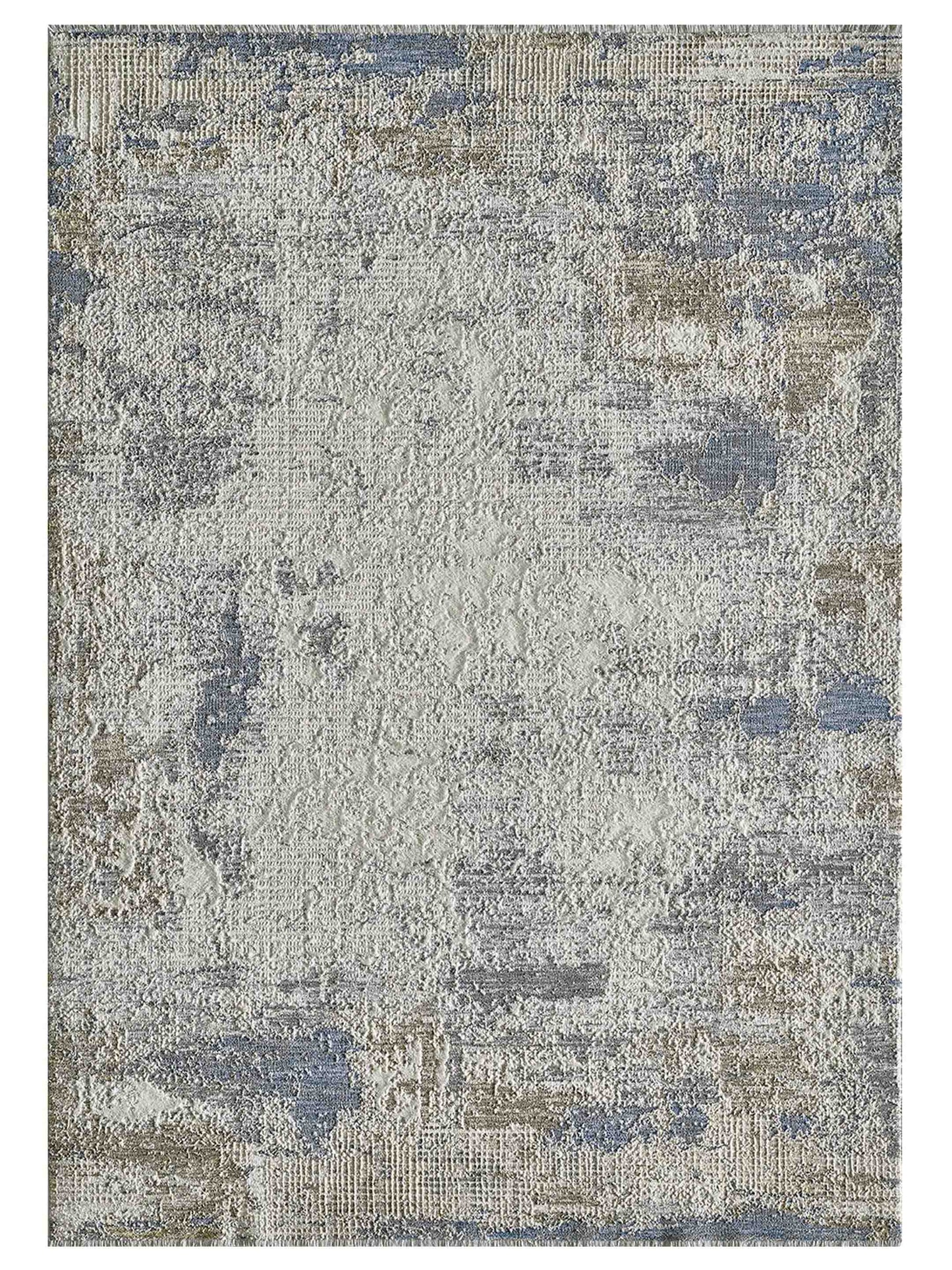 KAS Preston 8100 Ivory Blue Transitional Machinemade Rug - Rugs - KAS - Atlanta Designer Rugs