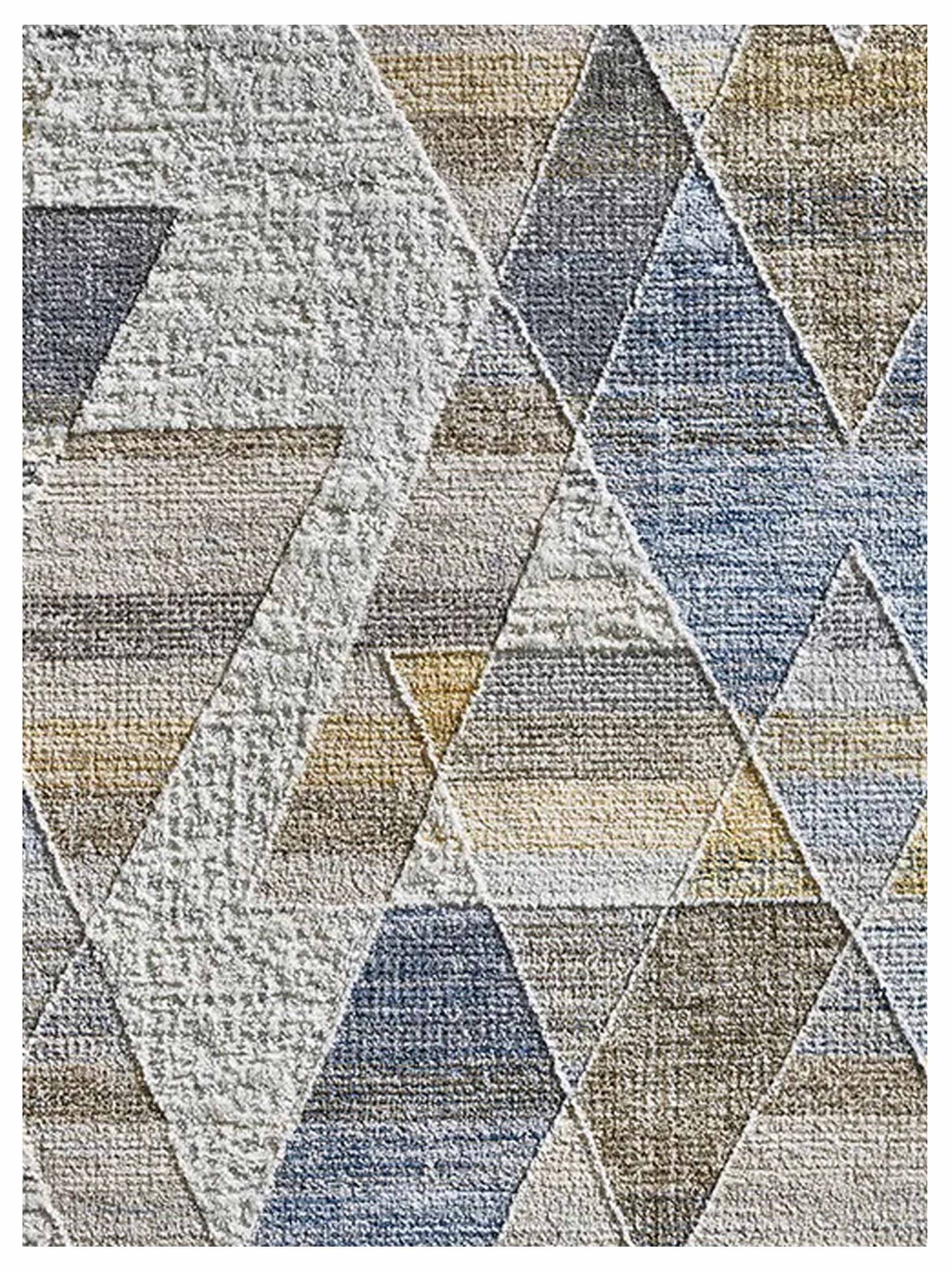 KAS Preston 8103 Gold Blue Transitional Machinemade Rug - Rugs - KAS - Atlanta Designer Rugs