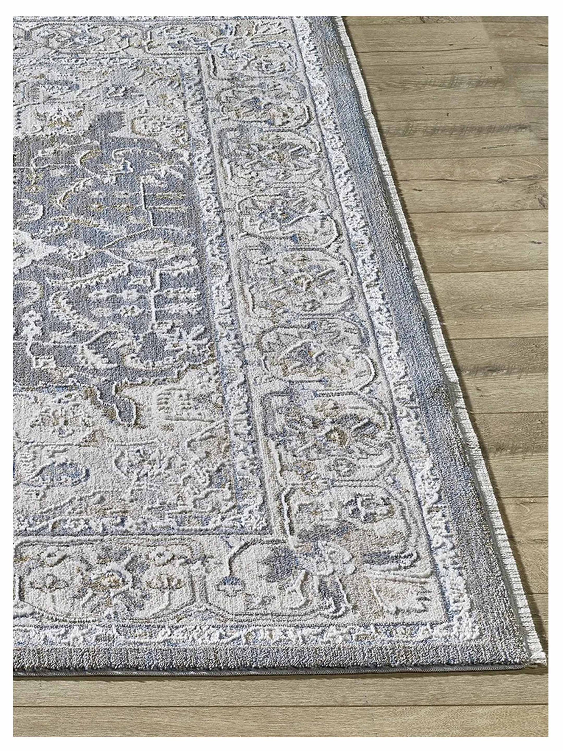 KAS Preston 8105 Blue Ivory Traditional Machinemade Rug - Rugs - KAS - Atlanta Designer Rugs